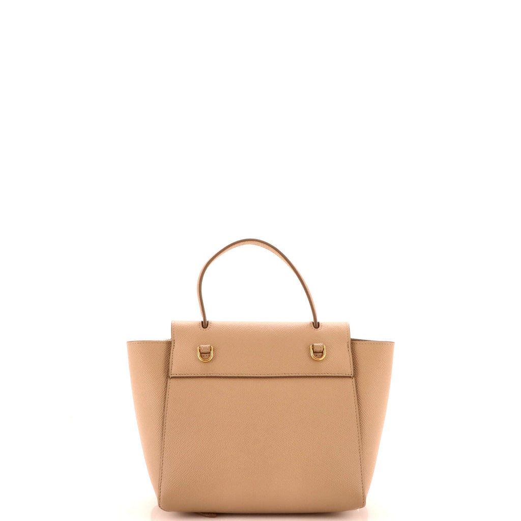 Belt Bag Textured Leather Nano