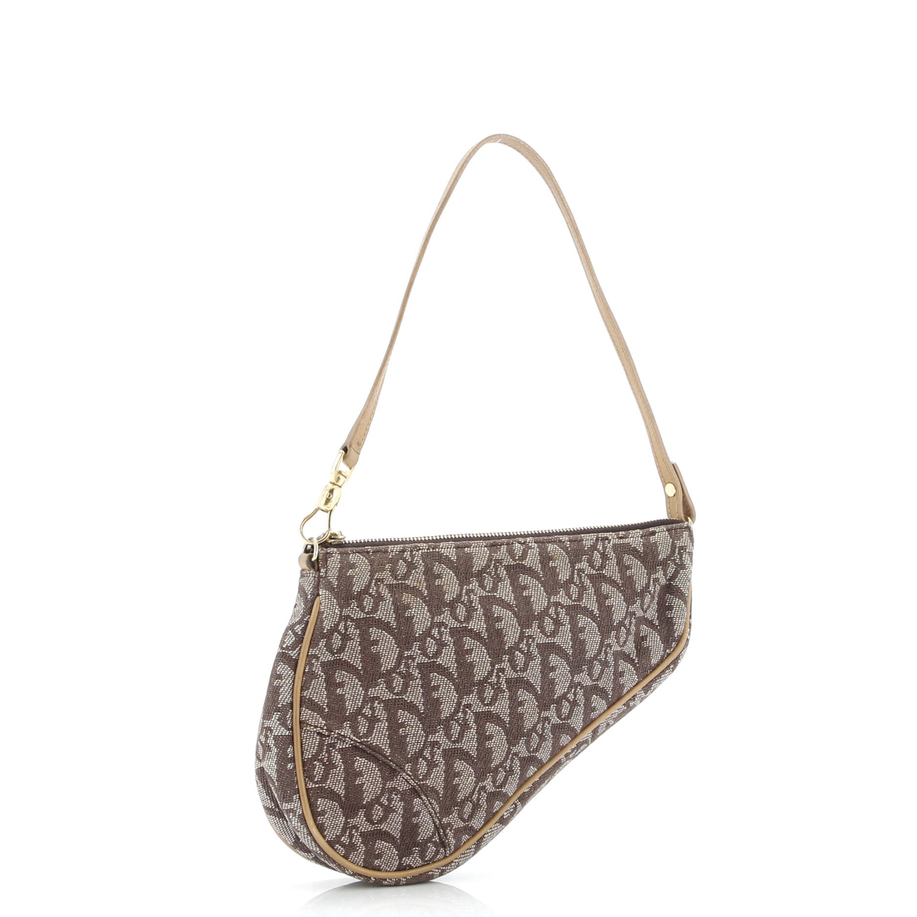 Vintage Saddle Bag Diorissimo Canvas Mini