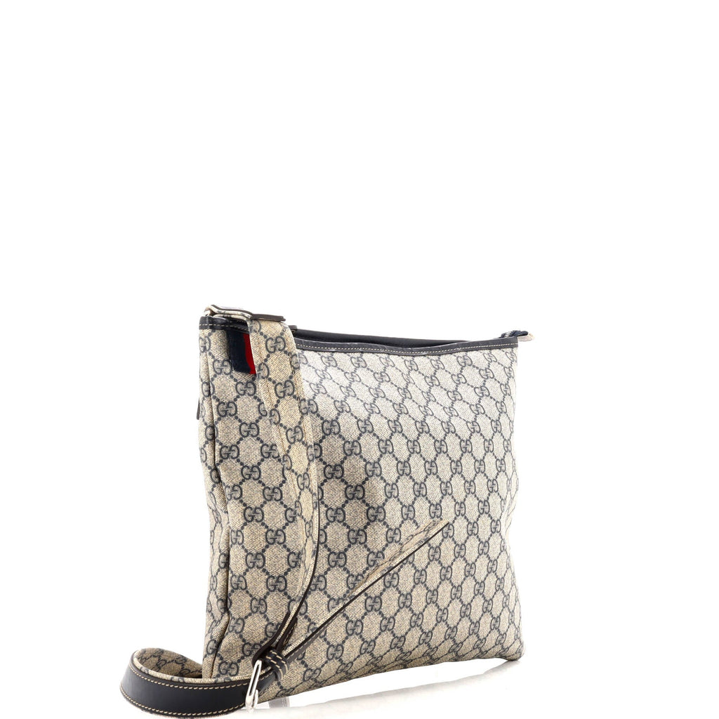 Web Loop Flat Messenger GG Coated Canvas Large