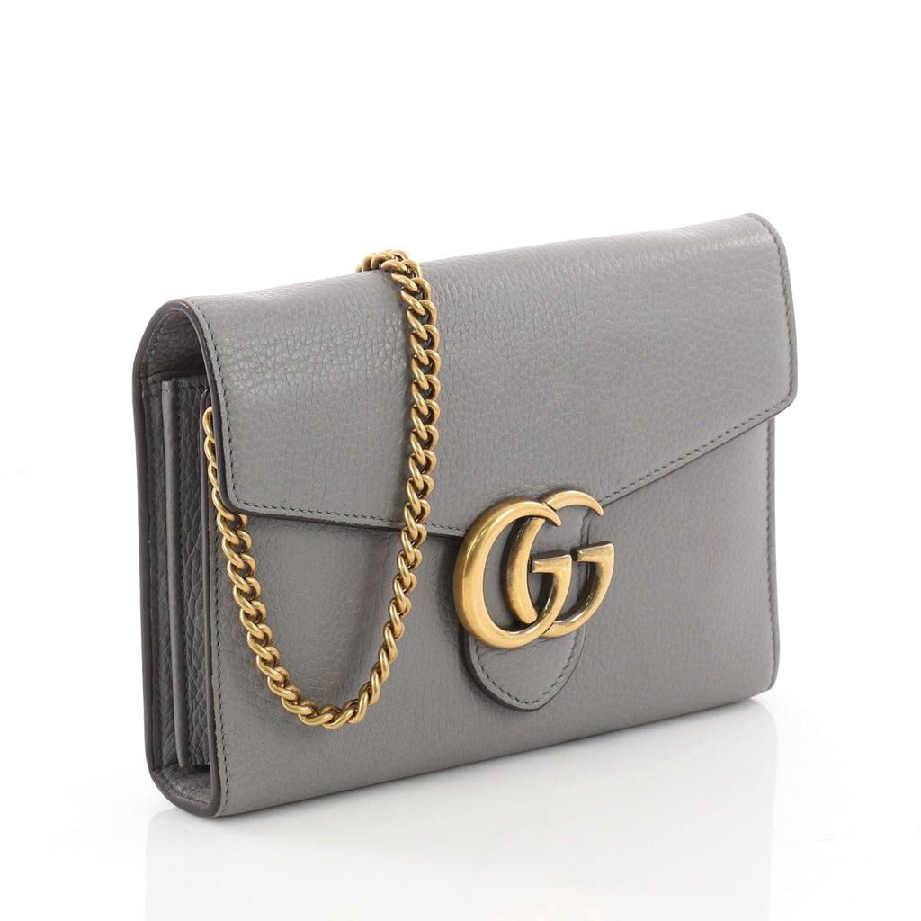 GG Marmont Chain Wallet Leather Mini