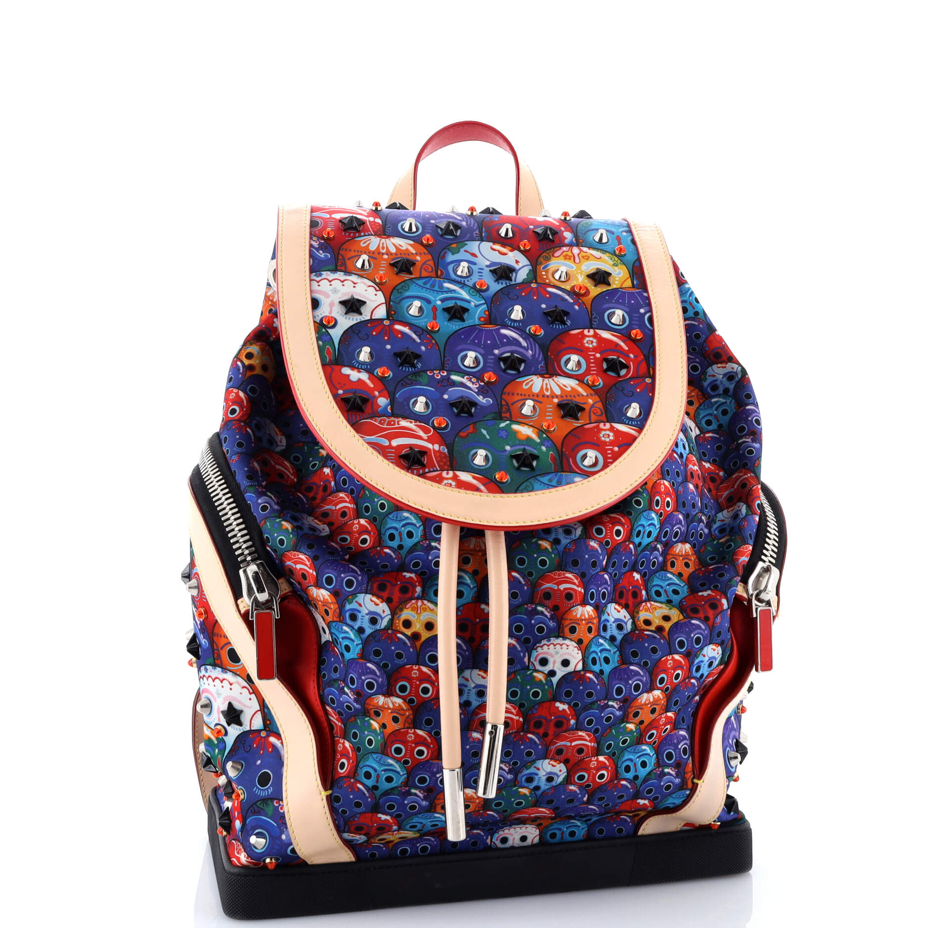 Explorafunk Backpack Spiked Printed Nylon