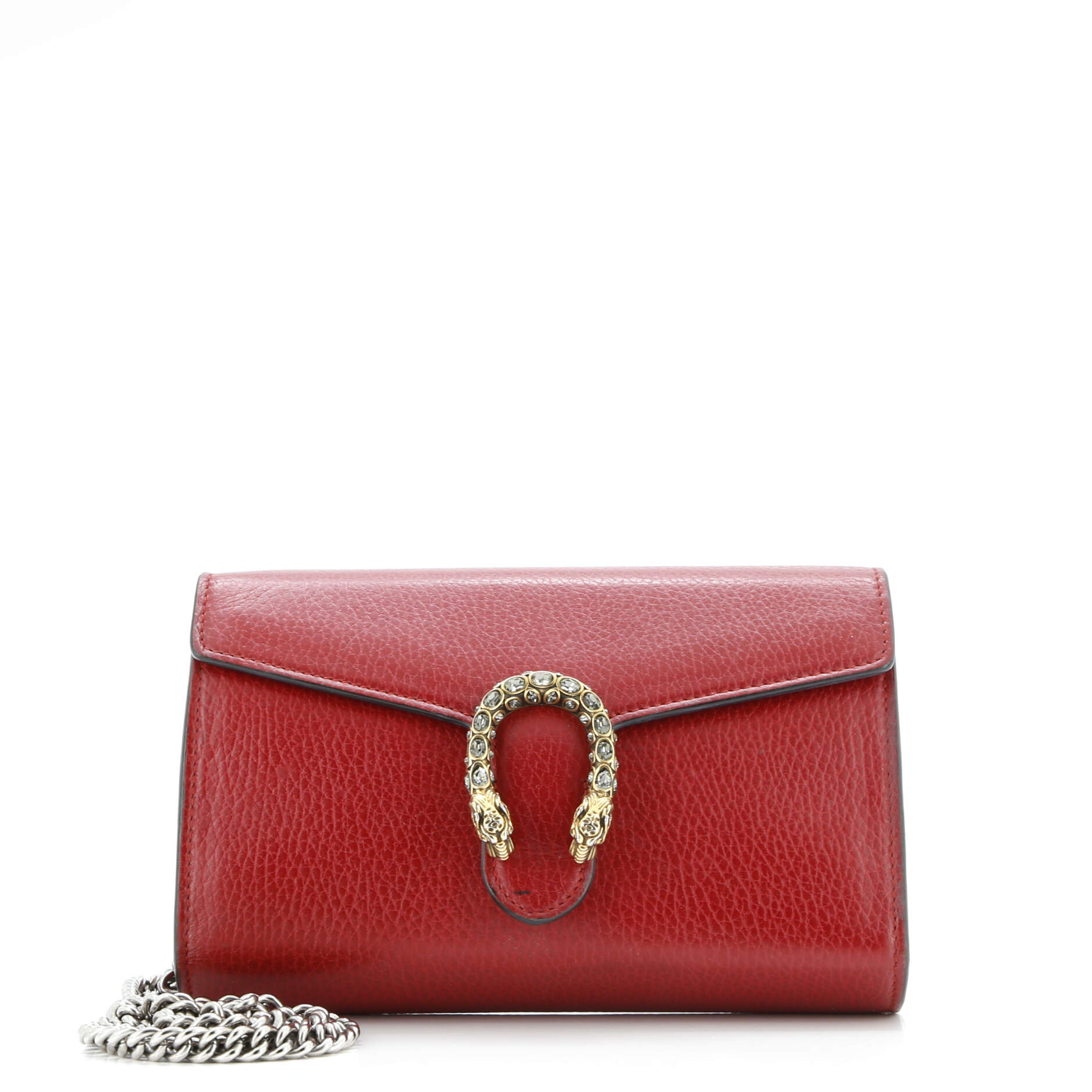 Dionysus Chain Wallet Leather with Embellished Detail Small