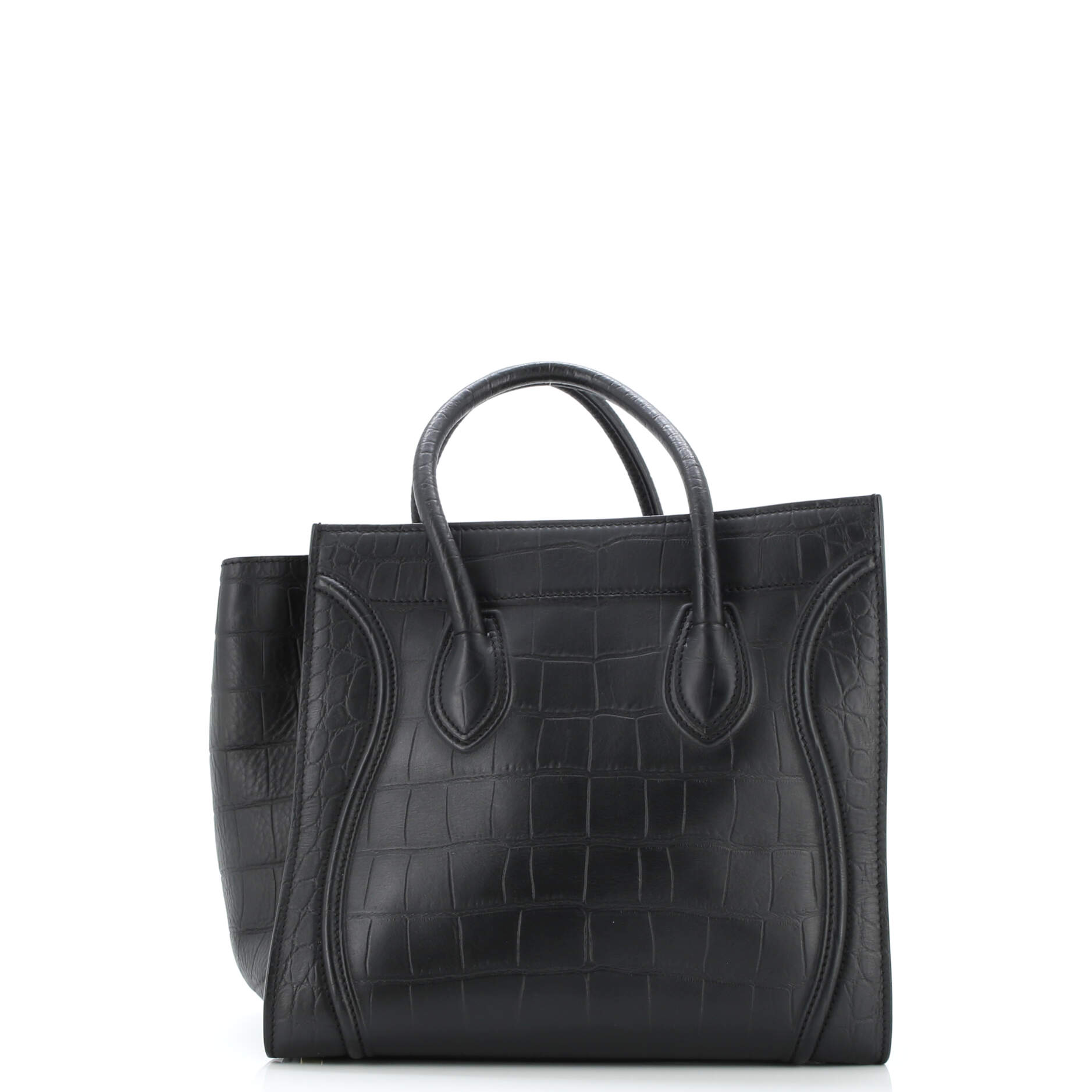 Phantom Bag Crocodile Embossed Leather Medium