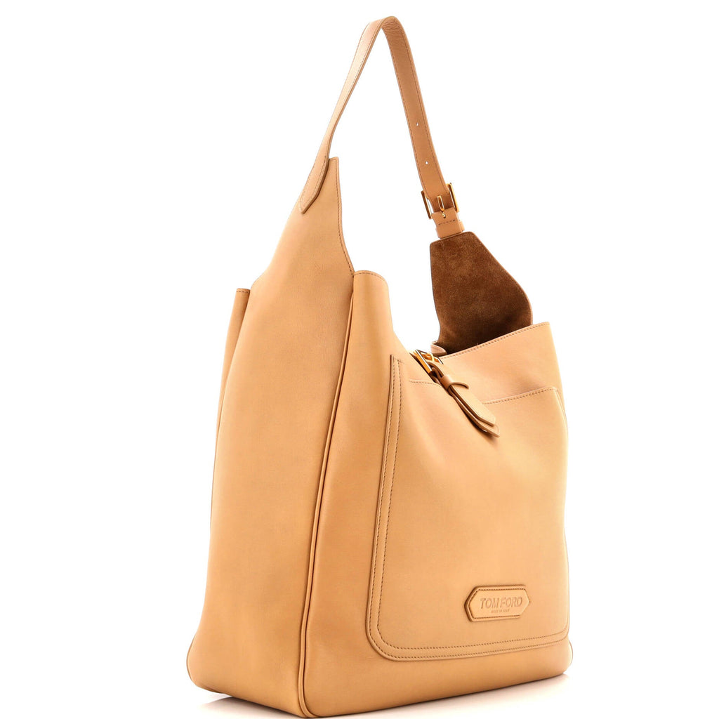 Belted Logo Tote Leather Large