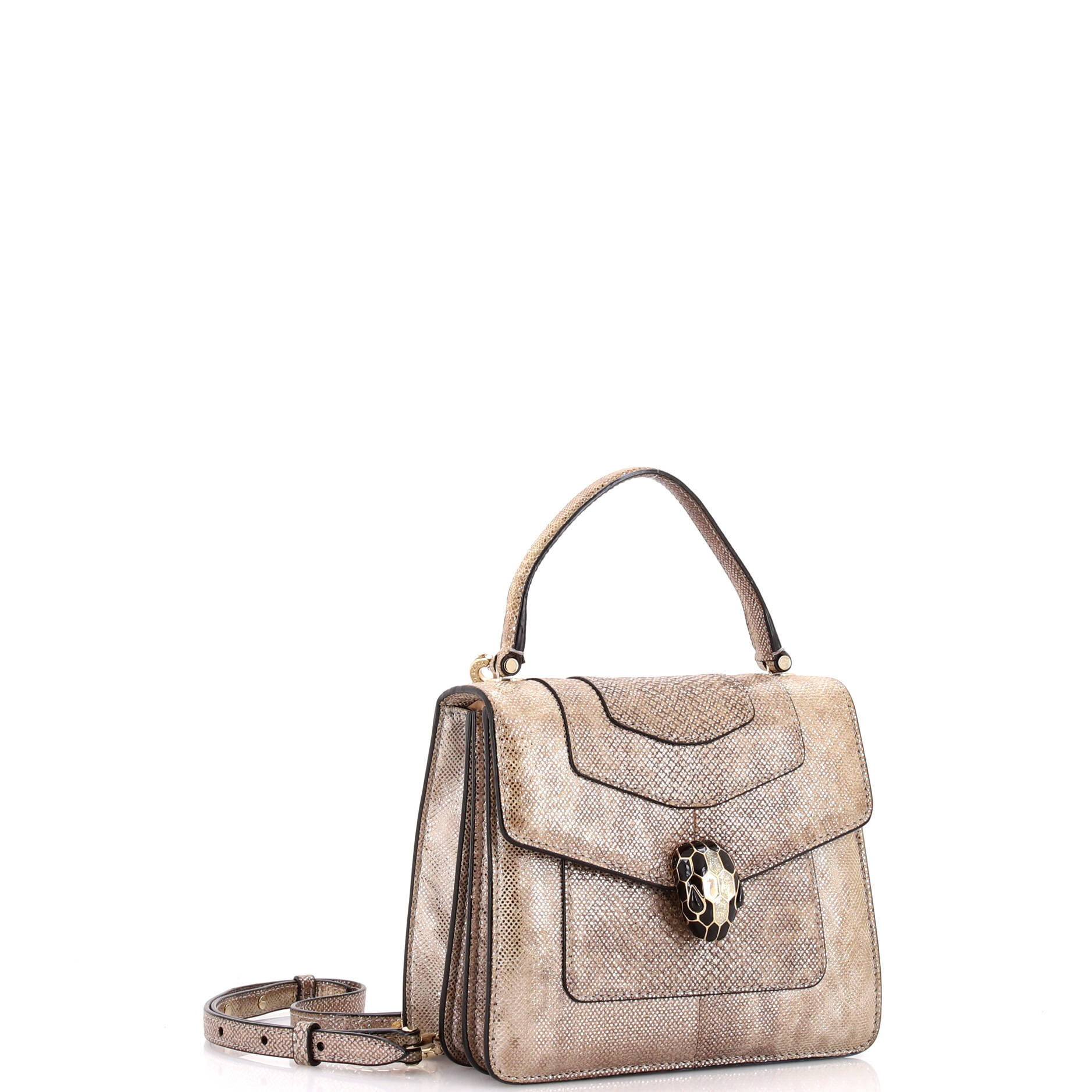 Serpenti Forever Top Handle Bag Karung Small