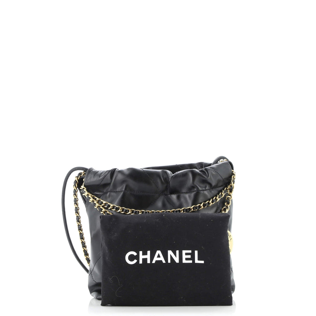 22 Chain Hobo Quilted Calfskin Mini