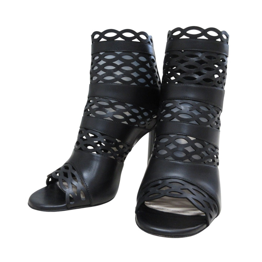 Christian Dior TATTOO Leather Bootie Sandals