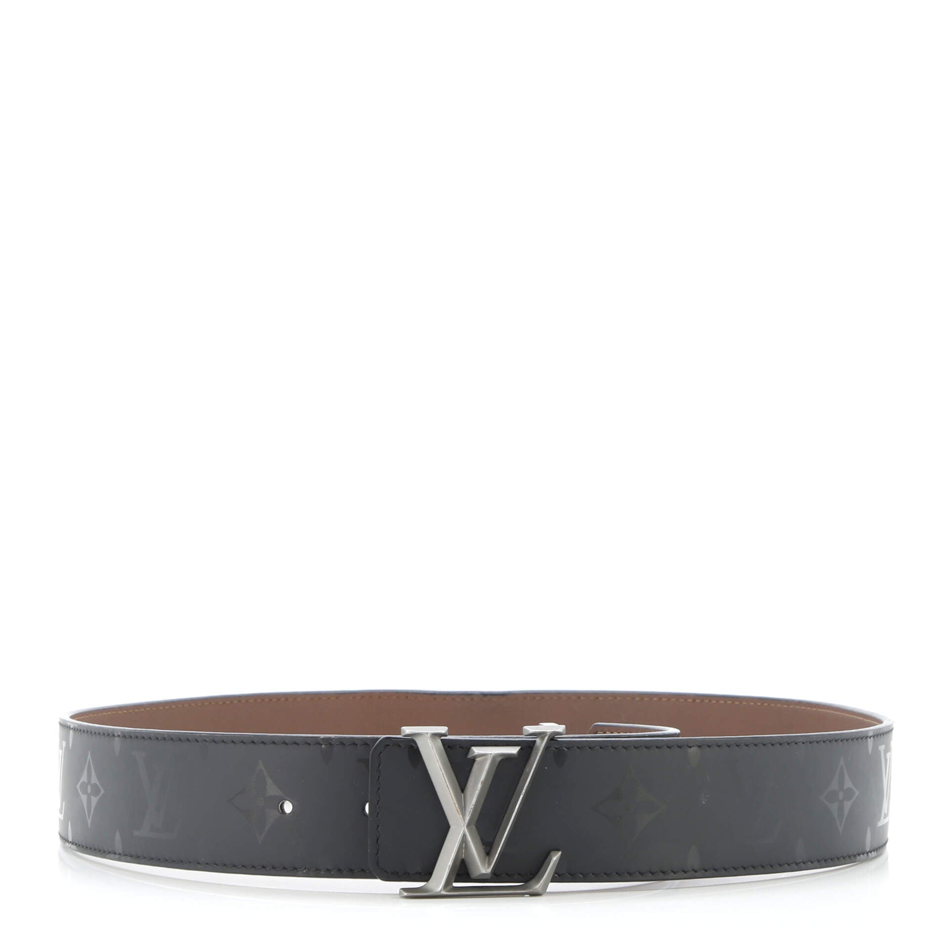 LV Pyramide Reversible Belt Limited Edition Monogram Illusion Leather Wide