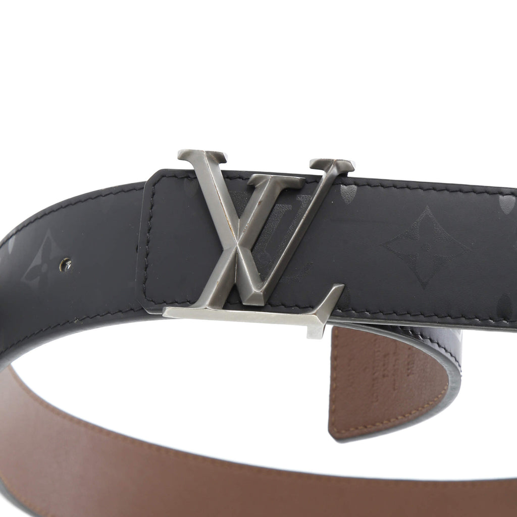 LV Pyramide Reversible Belt Limited Edition Monogram Illusion Leather Wide