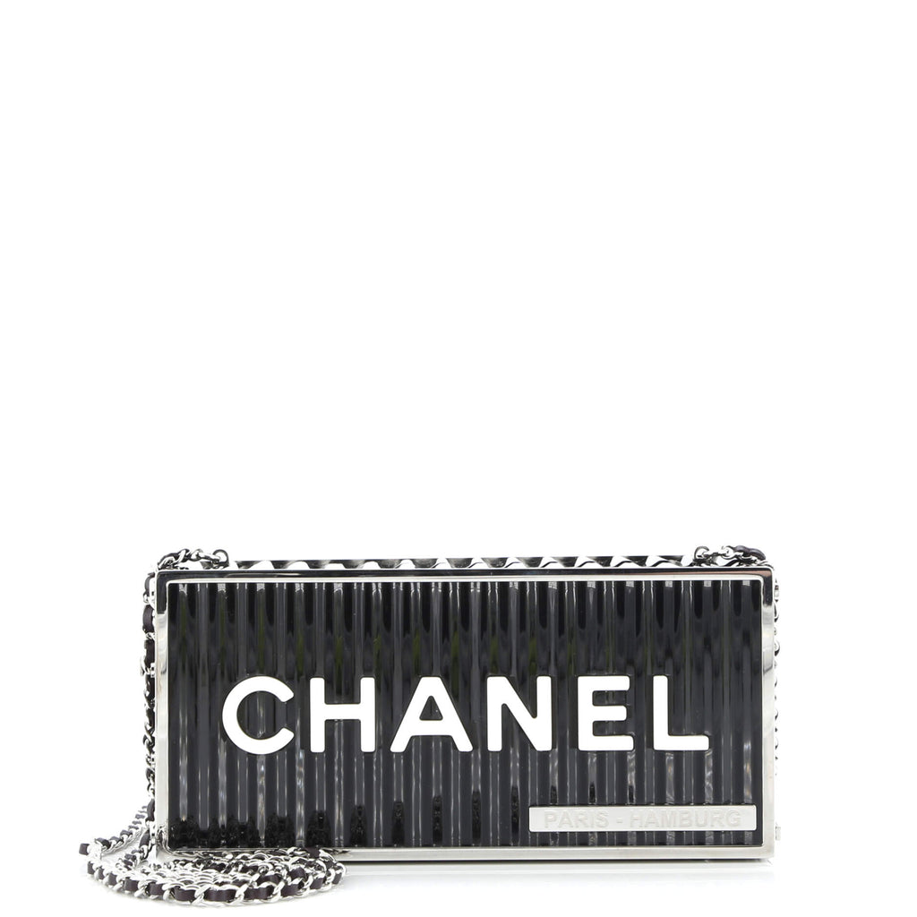 Paris-Hamburg Shipping Container Minaudiere Lucite