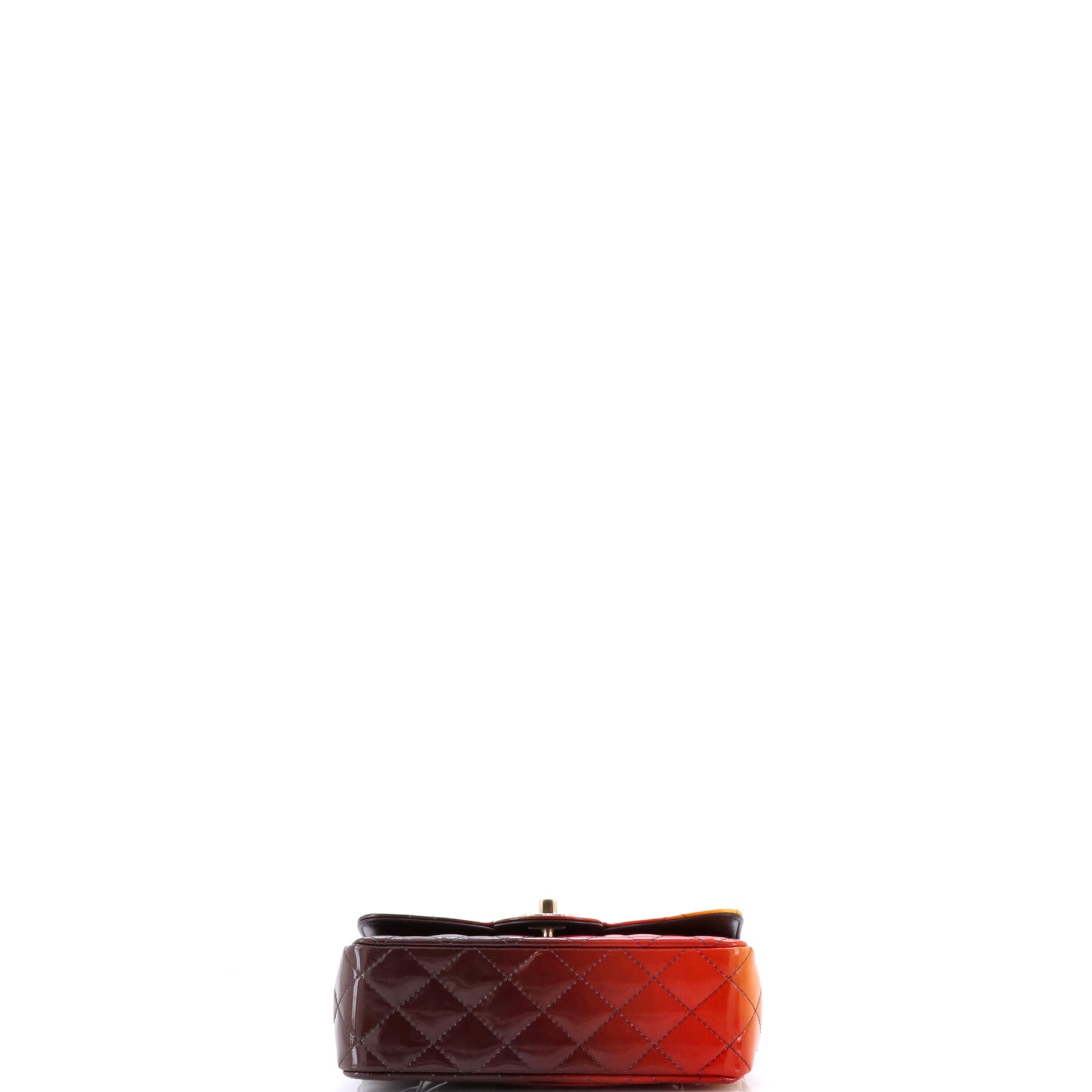 Classic Single Flap Bag Quilted Patent Mini