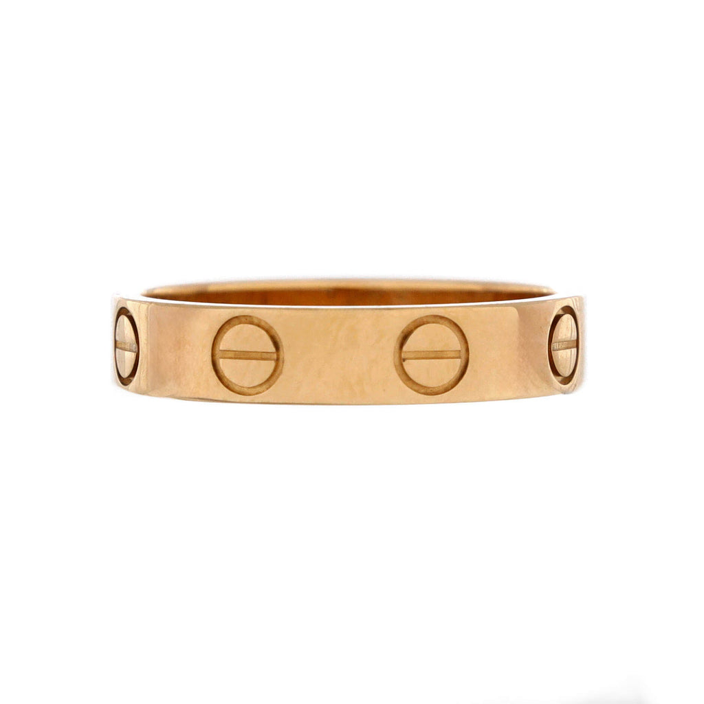 Love Wedding Band Ring 18K Yellow Gold