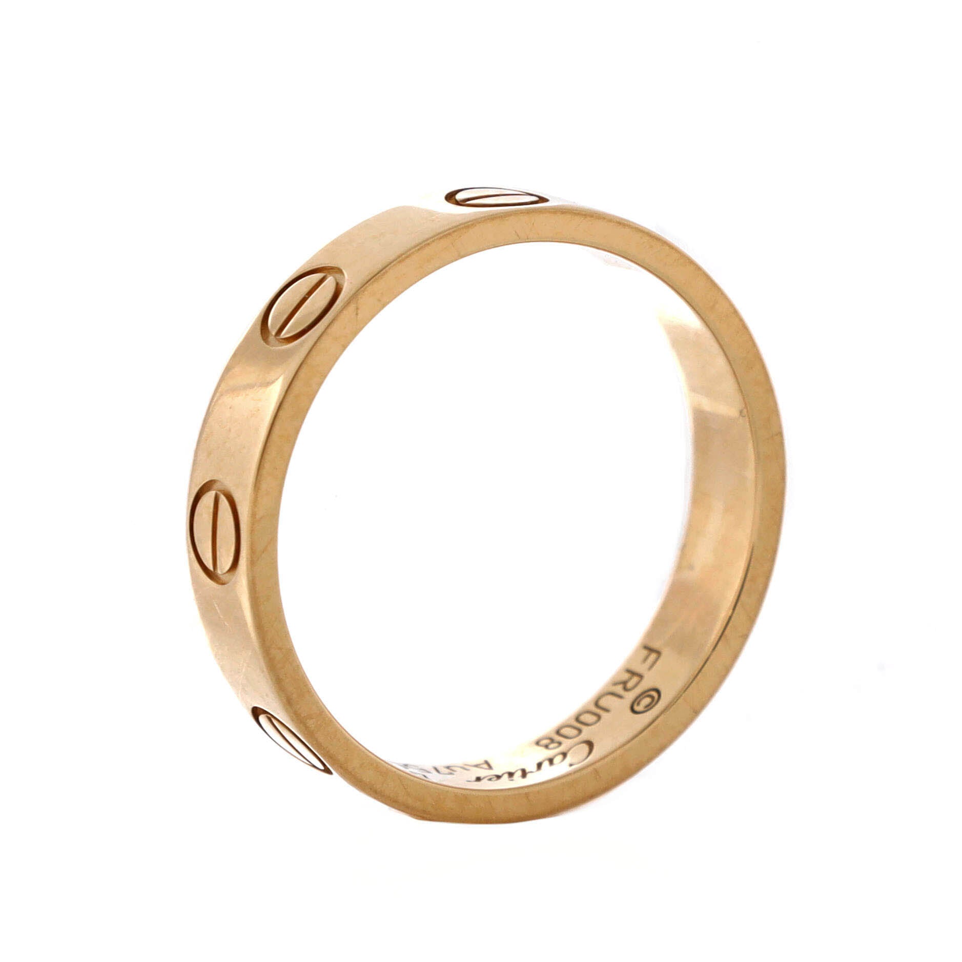 Love Wedding Band Ring 18K Yellow Gold
