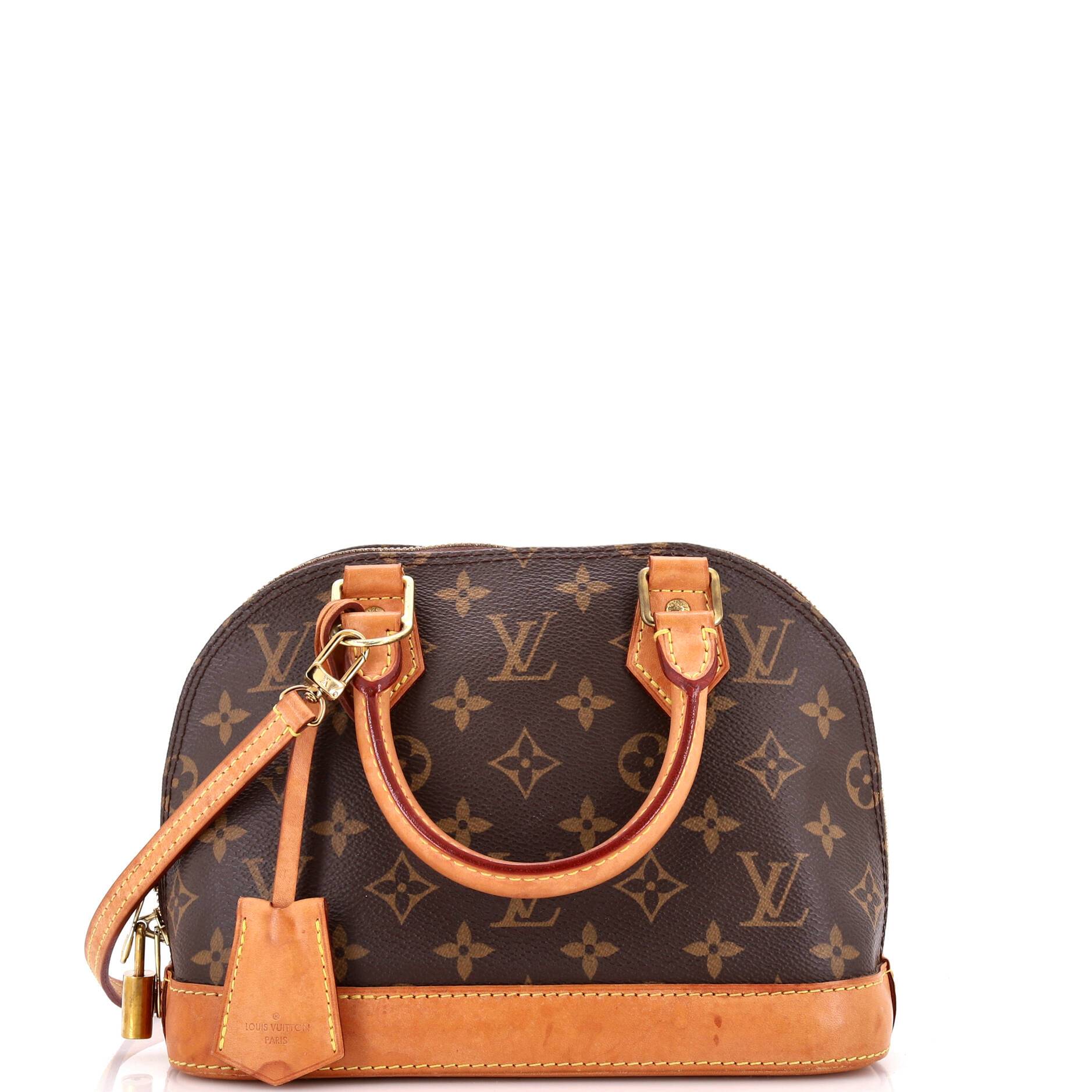 Alma Handbag Monogram Canvas BB