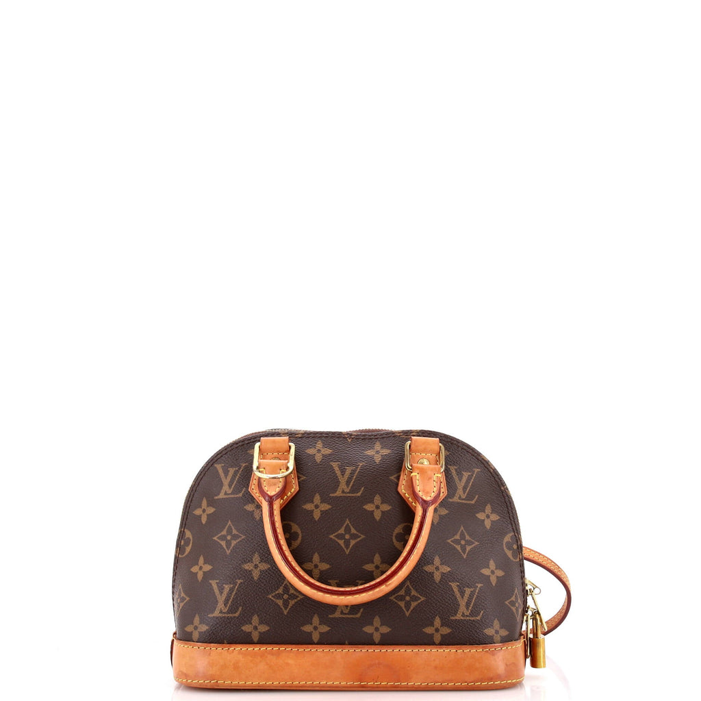 Alma Handbag Monogram Canvas BB