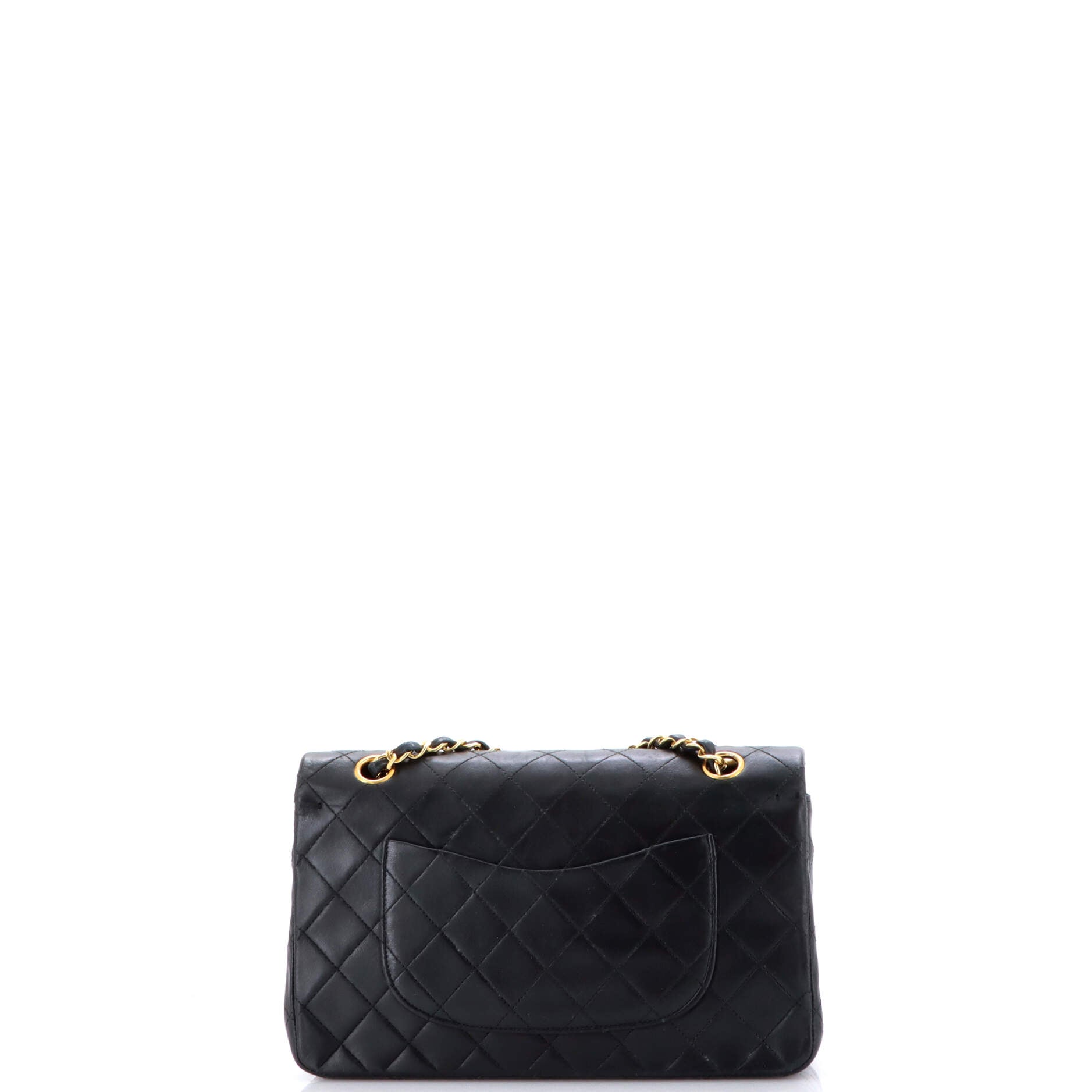 Vintage Classic Double Flap Bag Quilted Lambskin Small