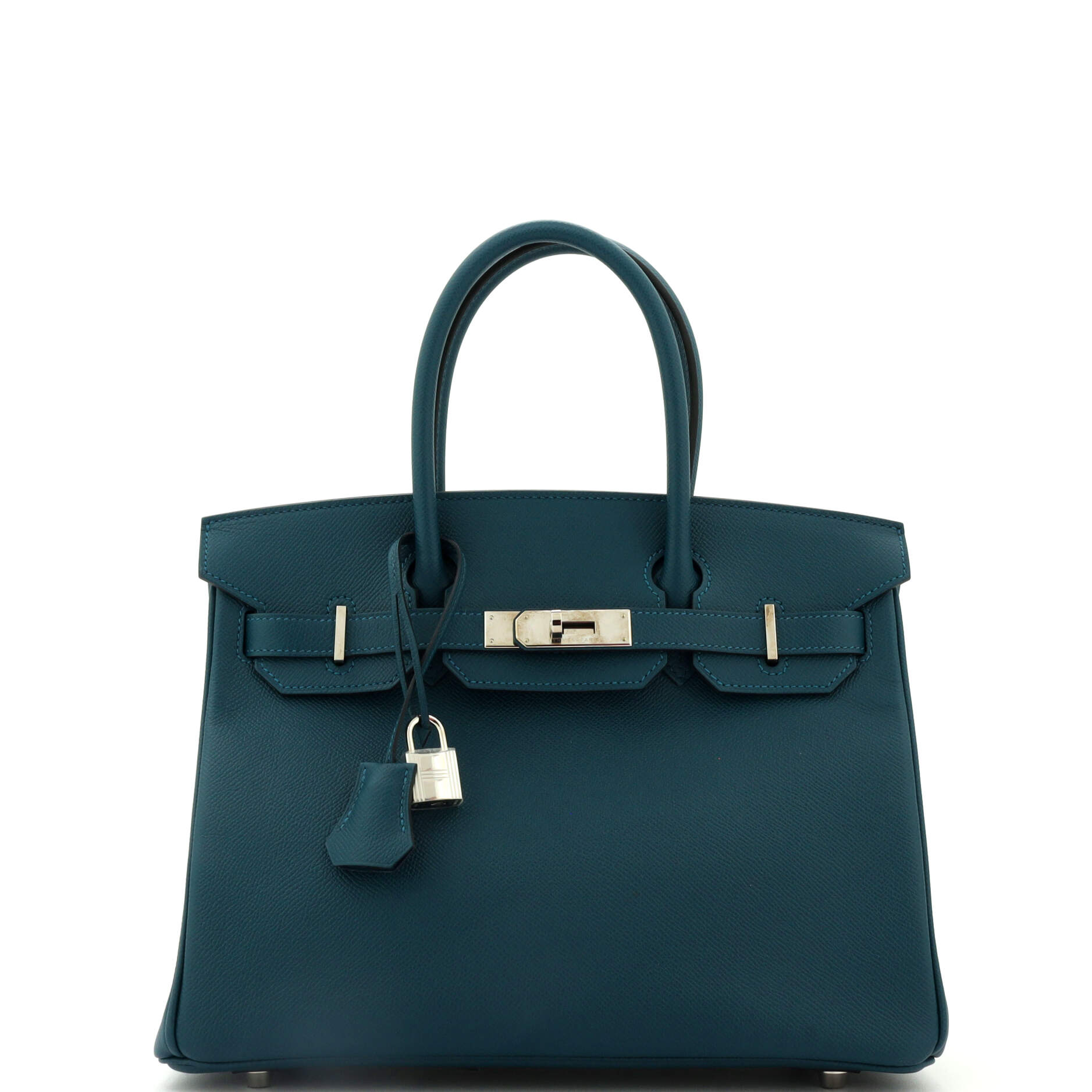 Birkin Handbag Colvert Epsom with Palladium Hardware 30