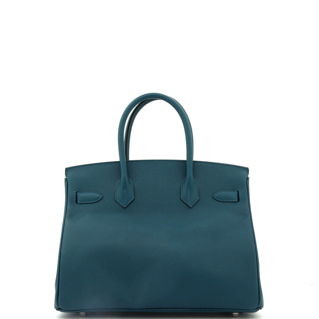 Birkin Handbag Colvert Epsom with Palladium Hardware 30
