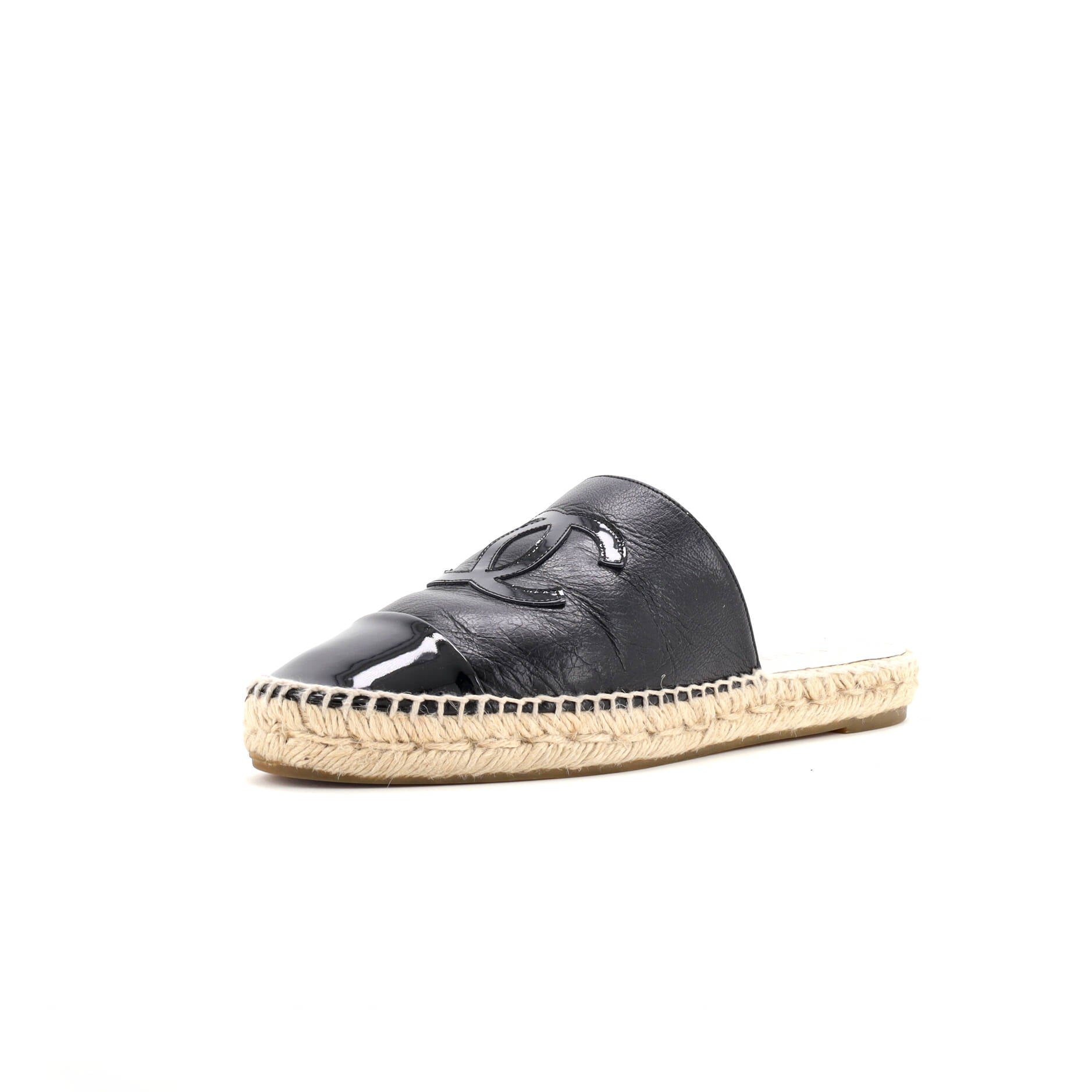 Women's CC Mule Espadrilles Leather