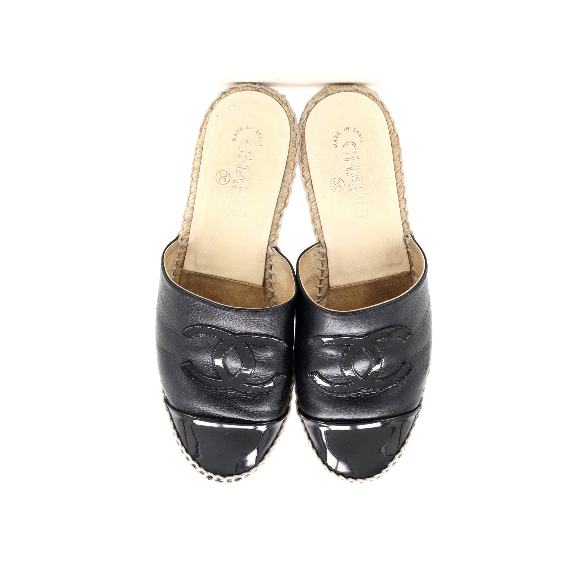Women's CC Mule Espadrilles Leather