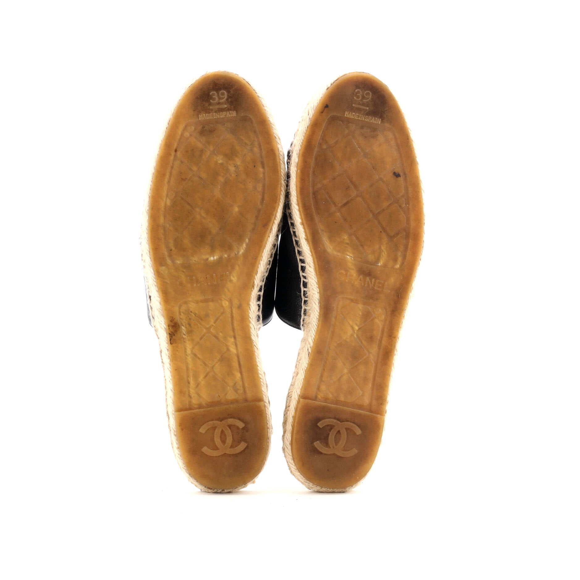 Women's CC Mule Espadrilles Leather