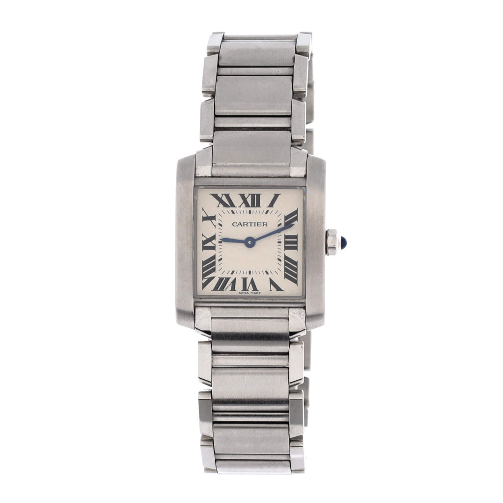 Tank Francaise Quartz Watch Stainless Steel 25