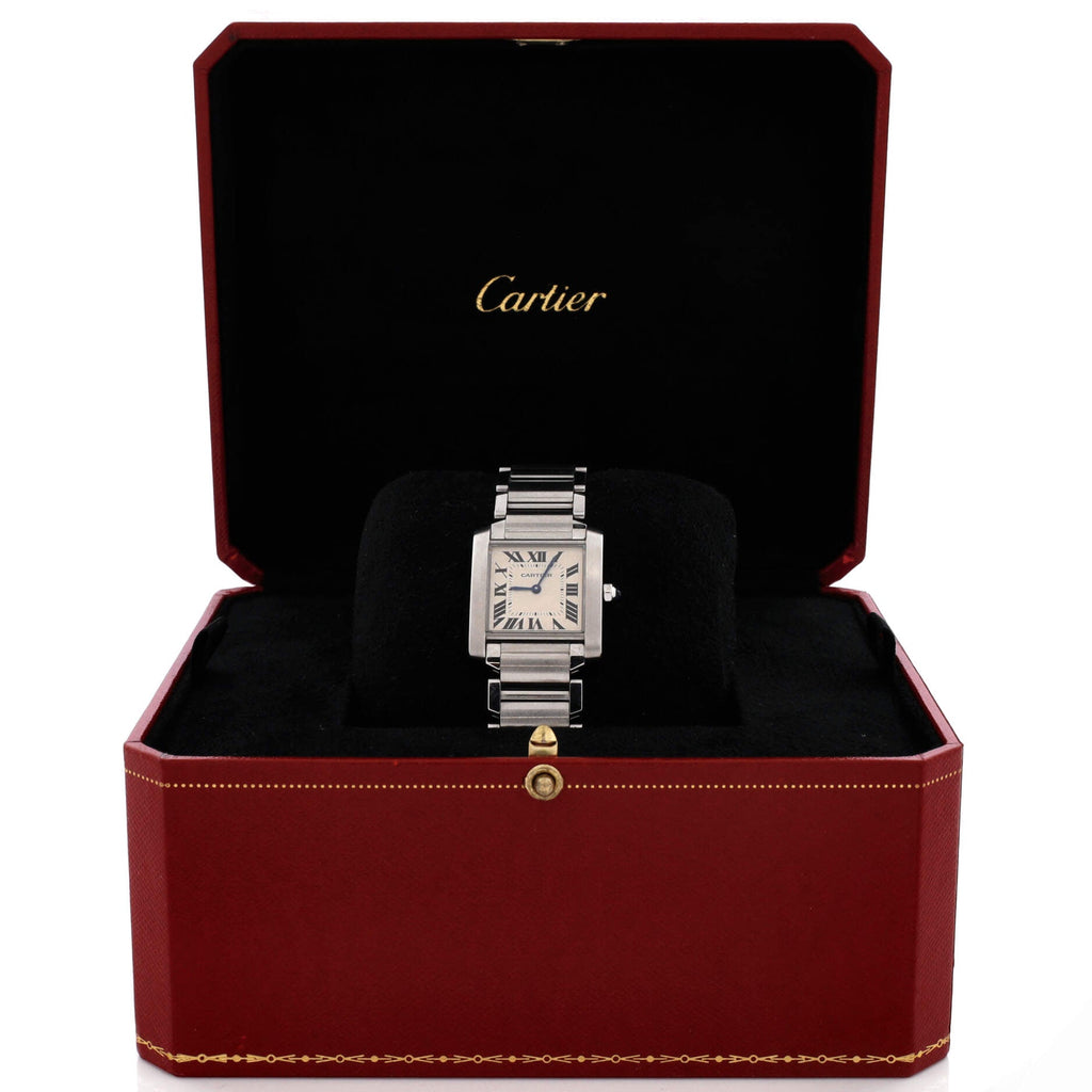 Tank Francaise Quartz Watch Stainless Steel 25
