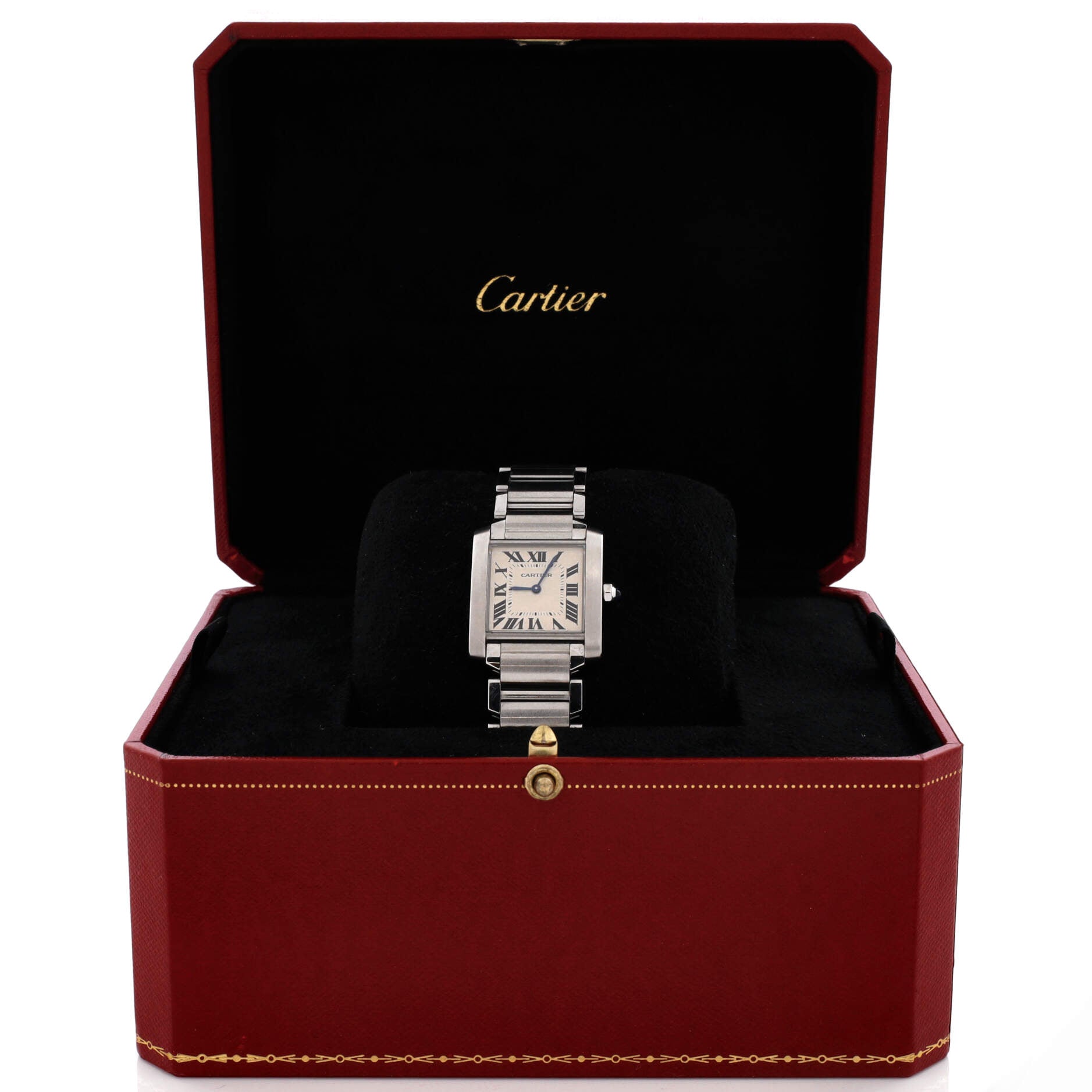 Tank Francaise Quartz Watch Stainless Steel 25
