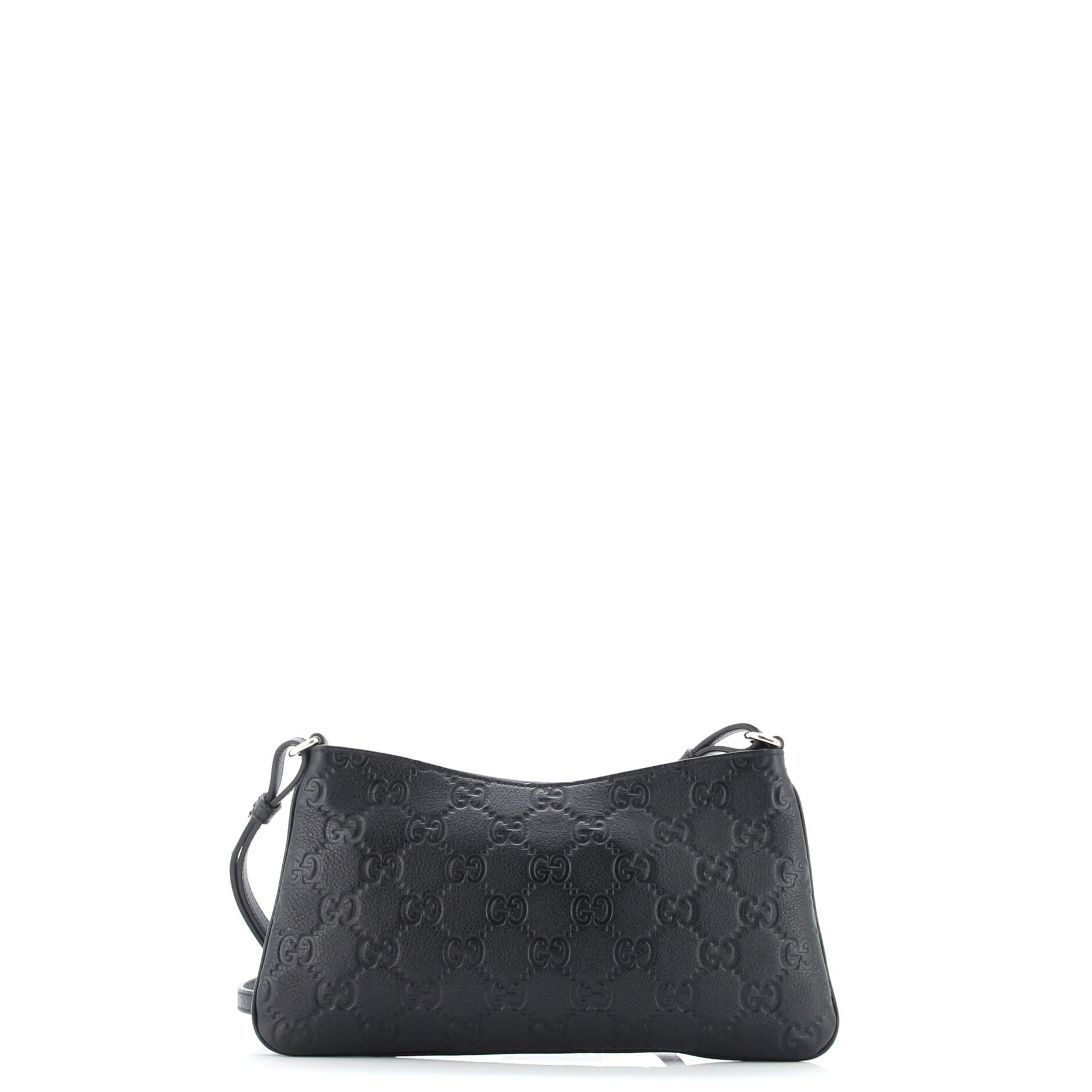 Emblem Chain Shoulder Bag Guccissima Leather Medium