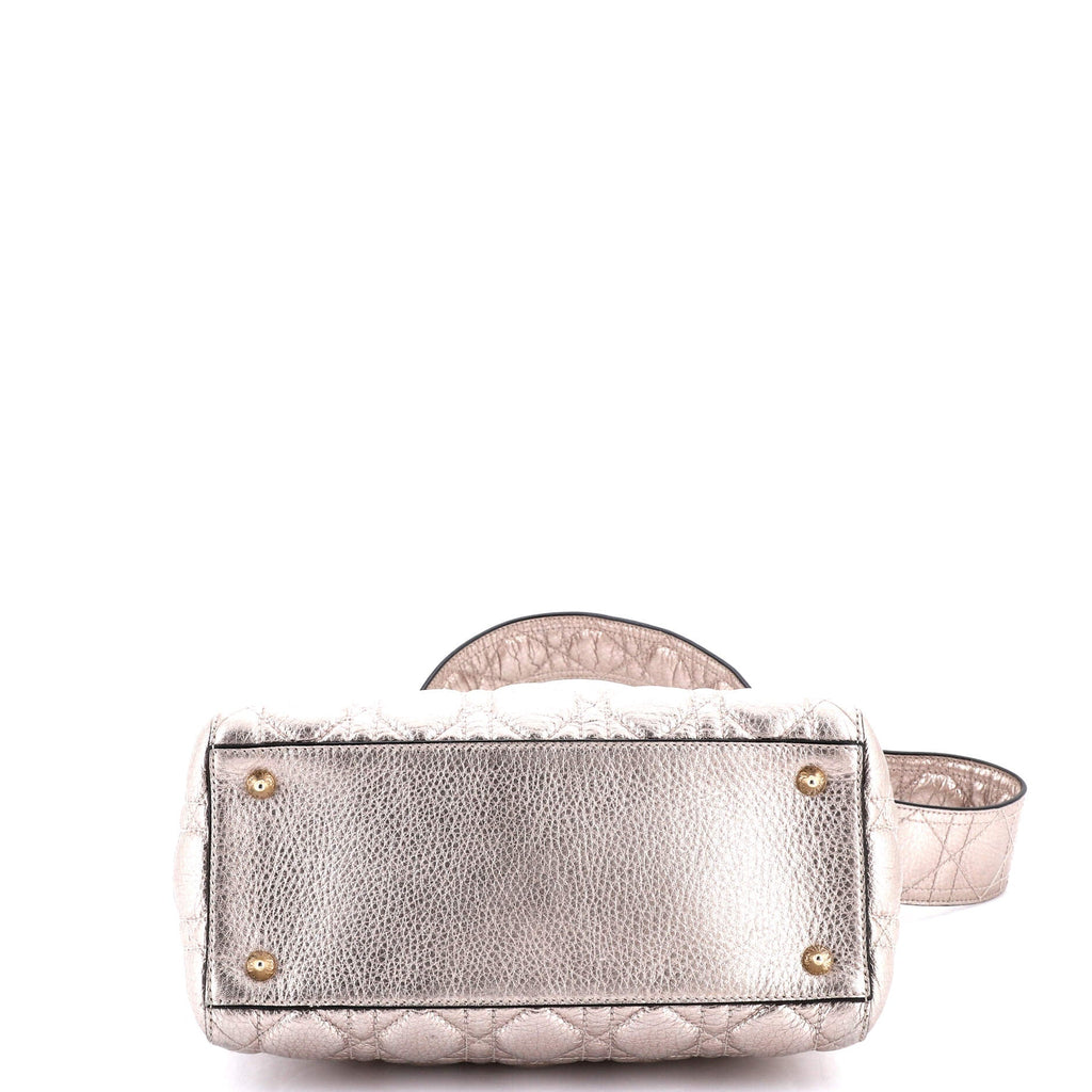 Supple Lady Dior Bag Cannage Quilt Leather Medium