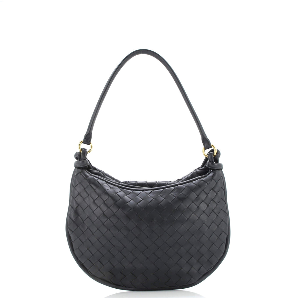Gemelli Shoulder Bag Intrecciato Leather Medium