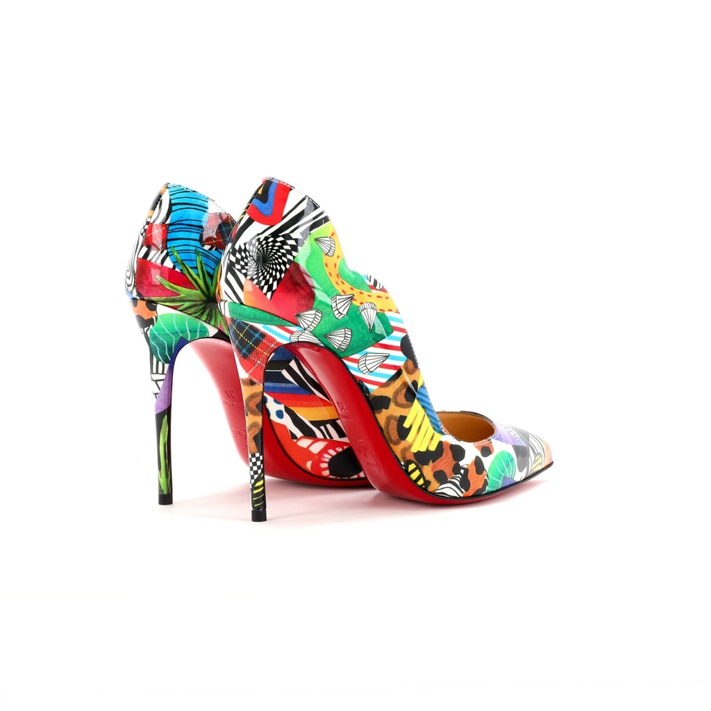 Women's Hot Chick Pumps Printed Patent 100