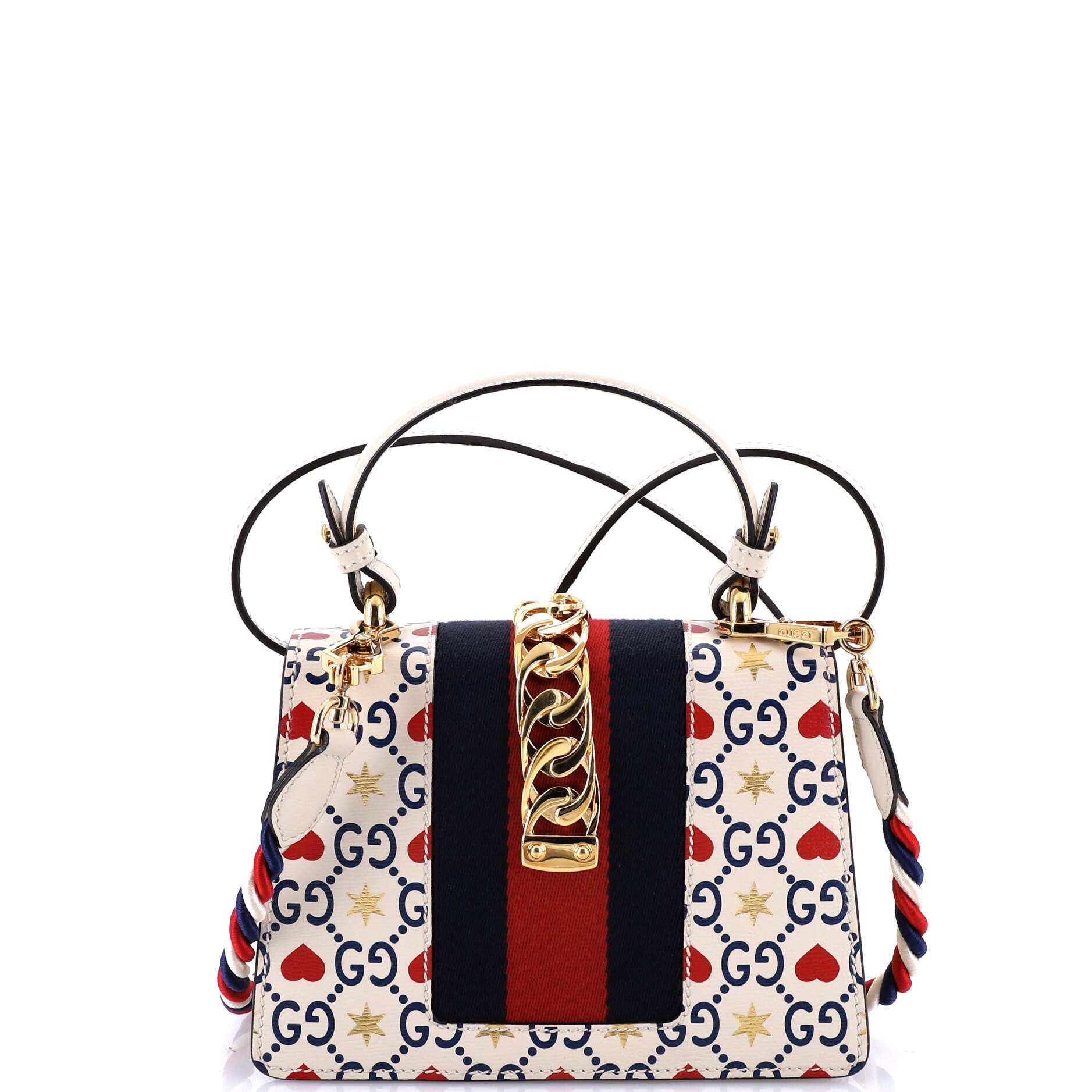Sylvie Top Handle Bag Limited Edition Valentines GG Printed Leather Mini