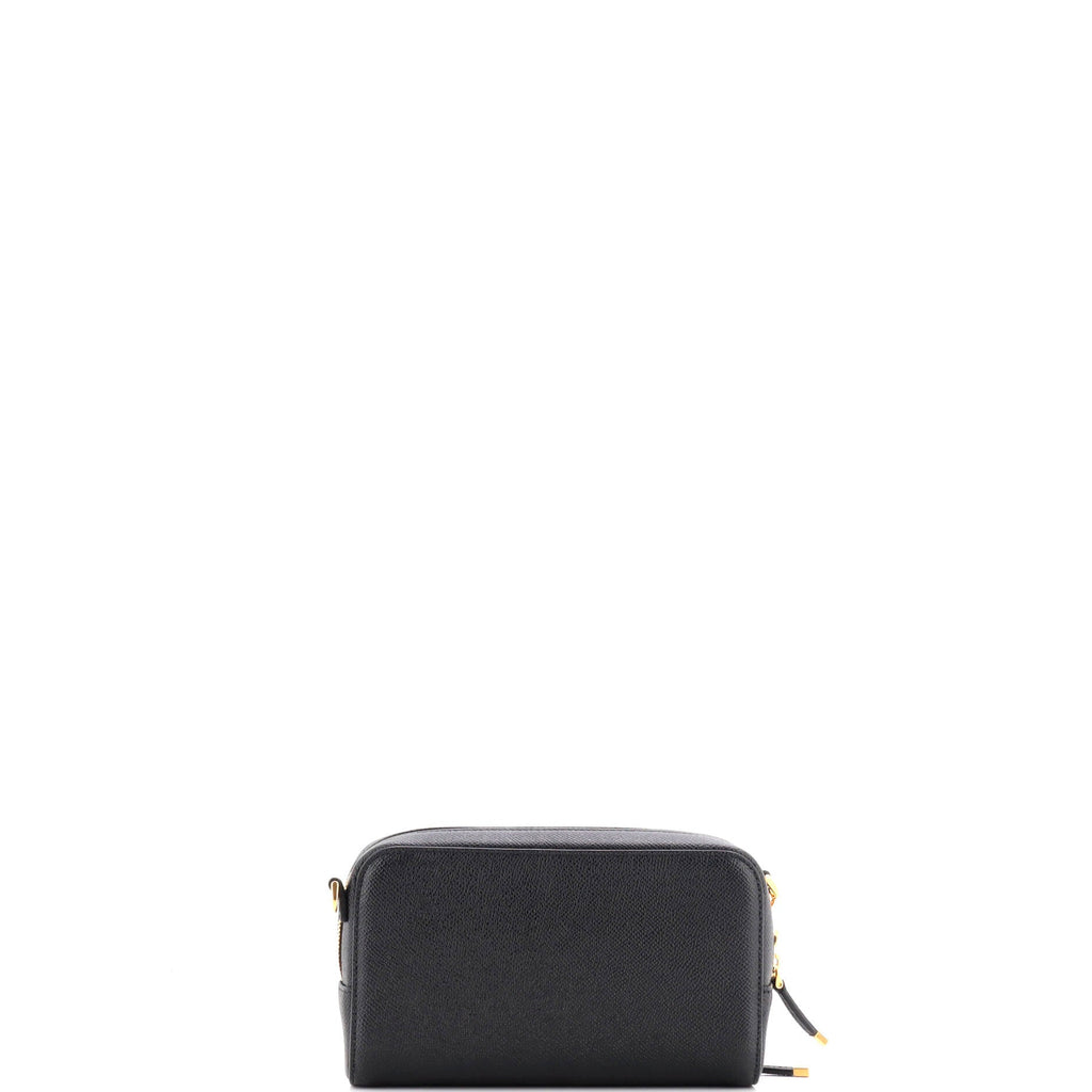 Caro Double Pouch Crossbody Bag Leather
