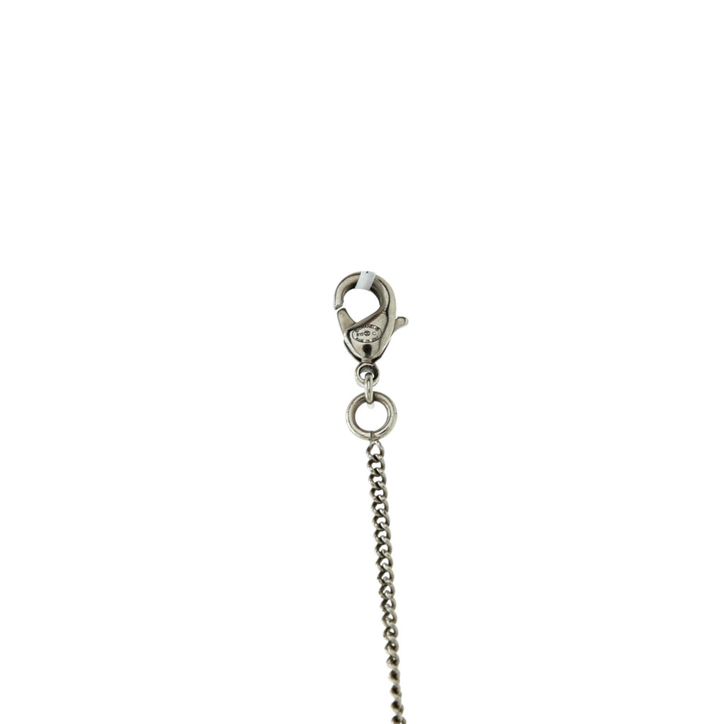 CC Dubai Moon Pendant Necklace Metal with Crystals