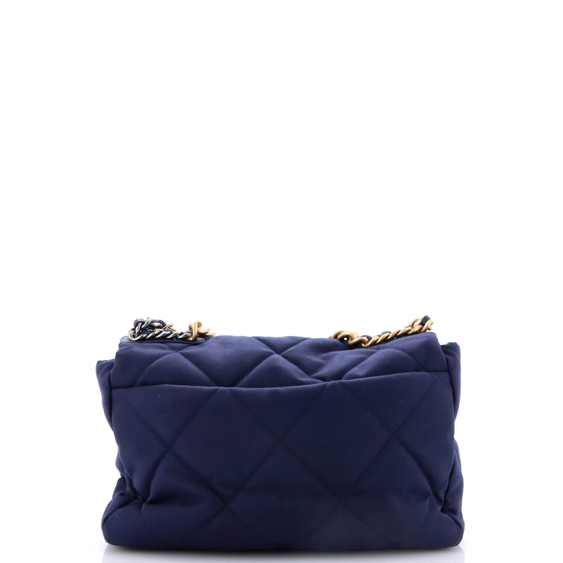 19 Flap Bag Quilted Canvas Maxi