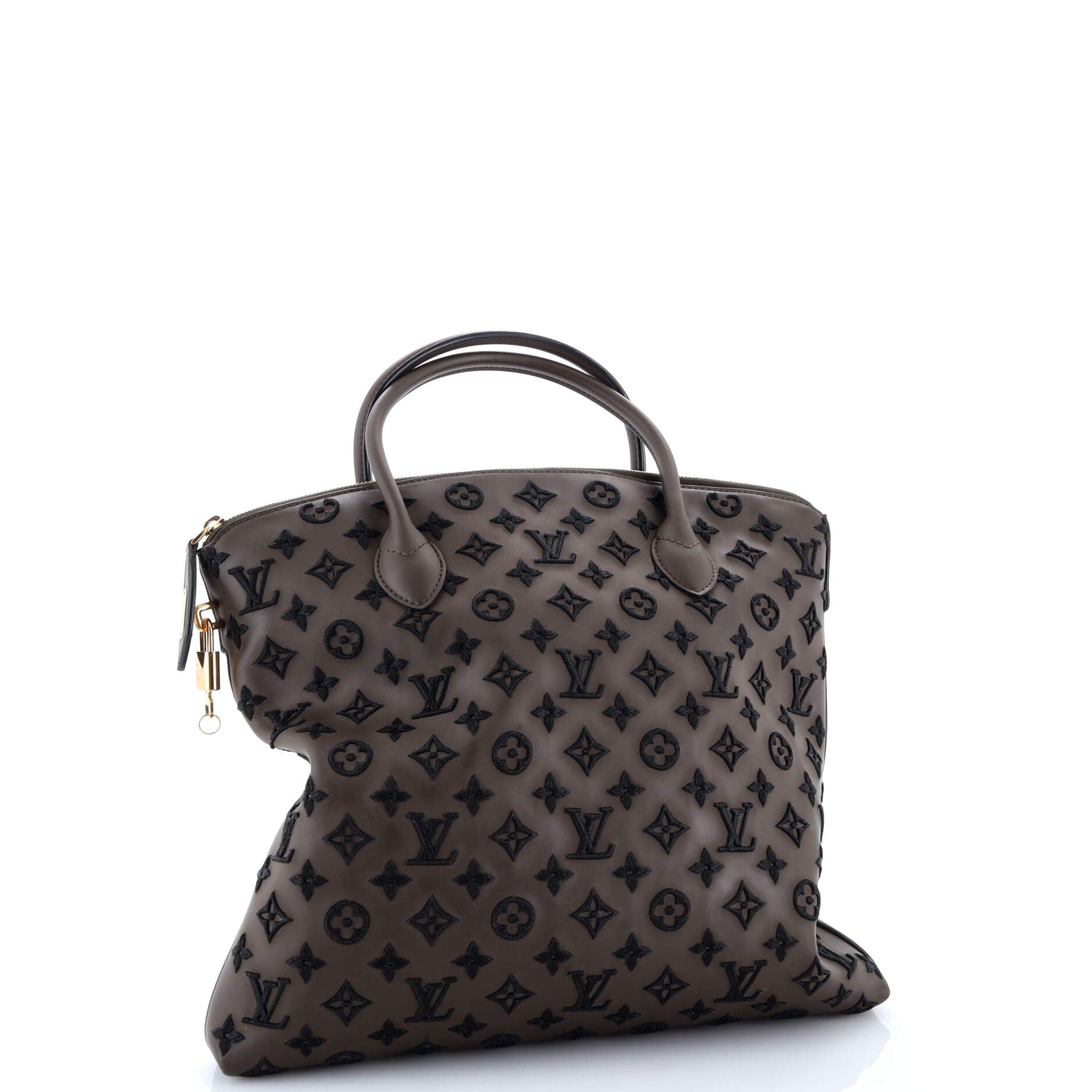 Lockit Handbag Limited Edition Monogram Addiction Rubber Vertical