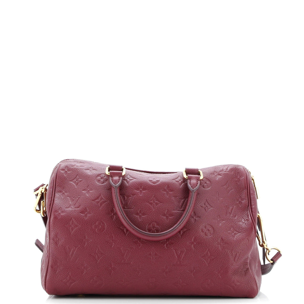 Speedy Bandouliere Bag Monogram Empreinte Leather 30
