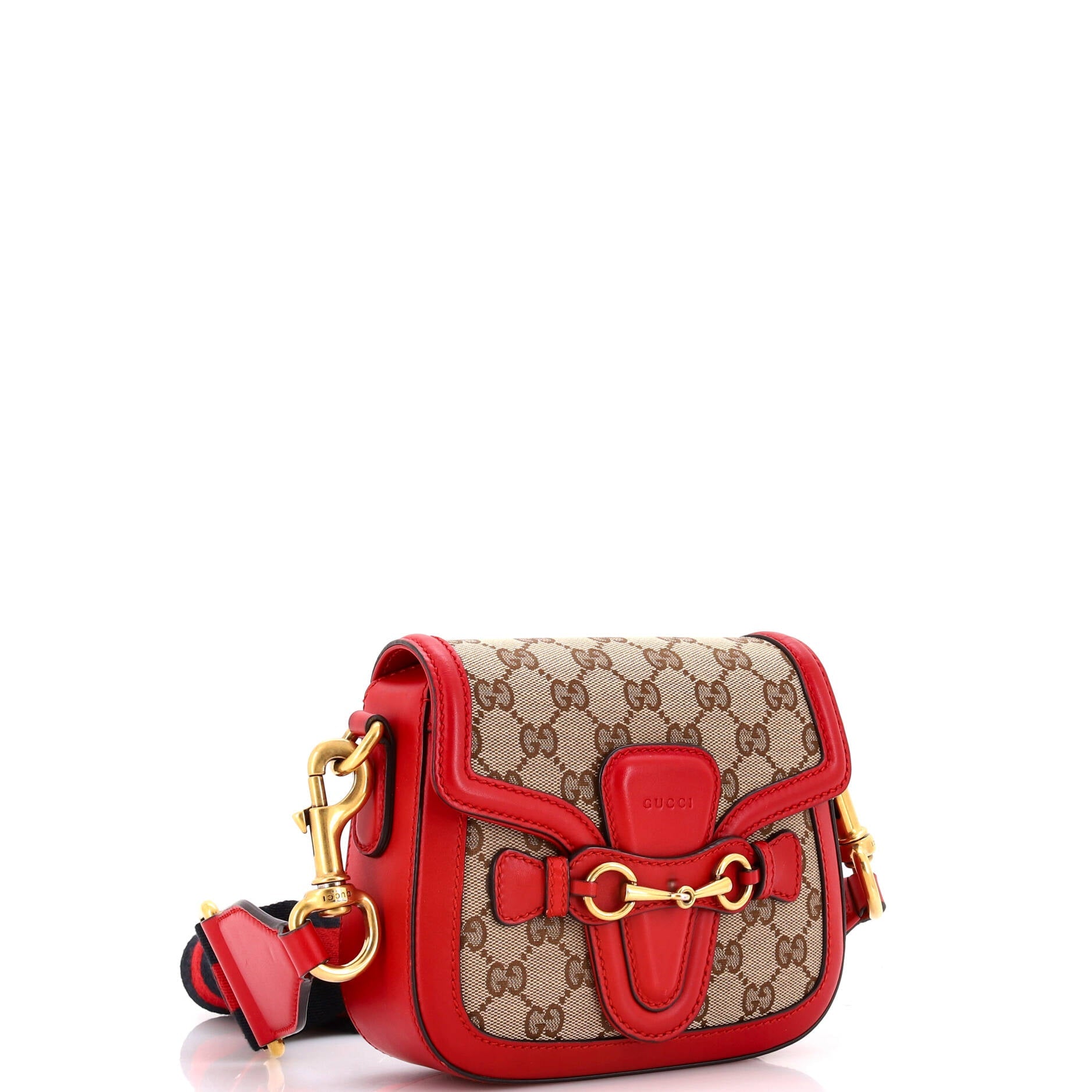 Lady Web Shoulder Bag GG Canvas Small
