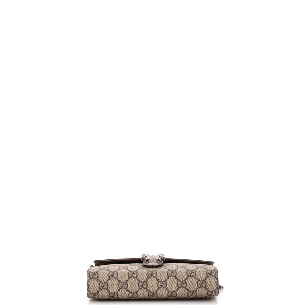 Dionysus Chain Wallet GG Coated Canvas Small