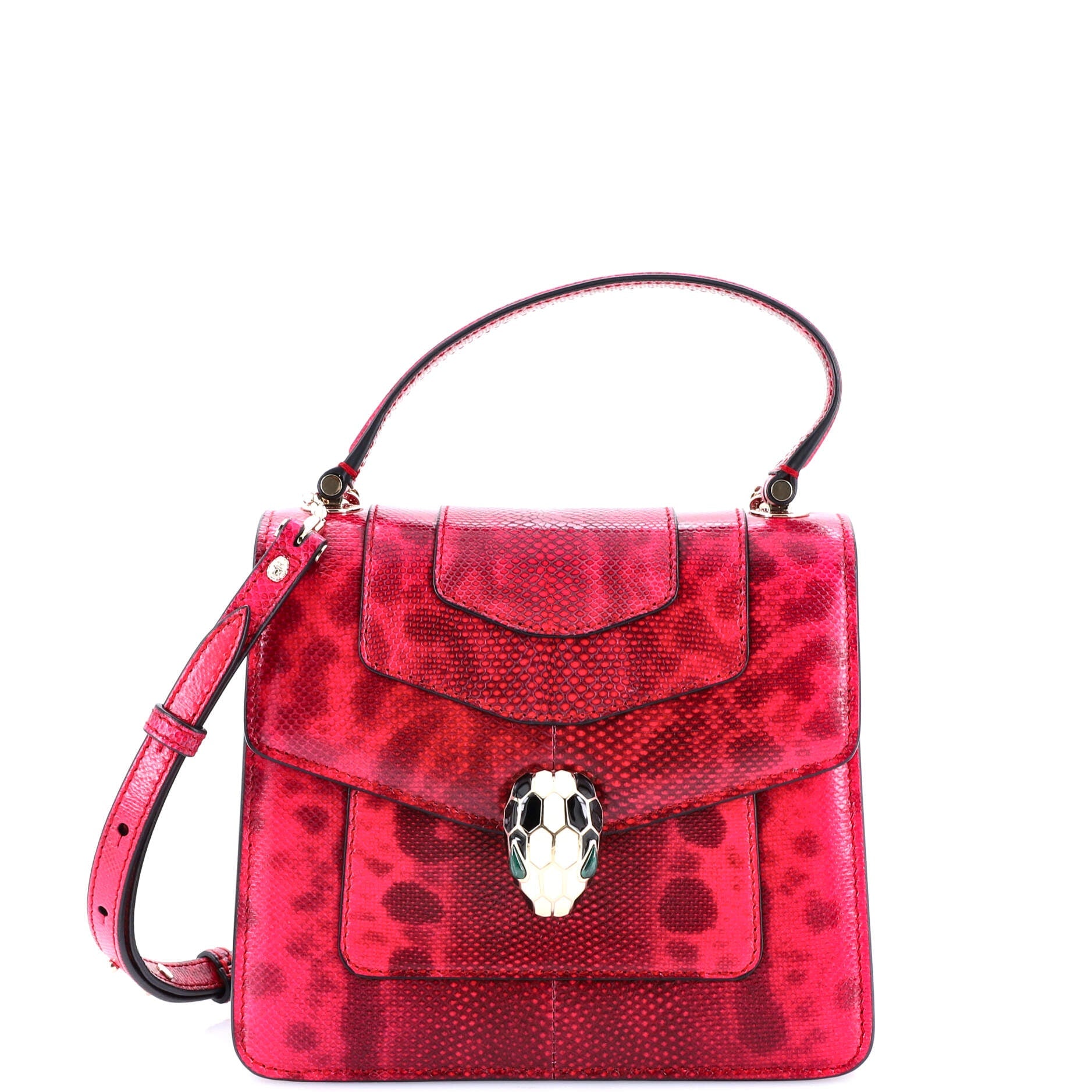 Serpenti Forever Top Handle Bag Karung Small