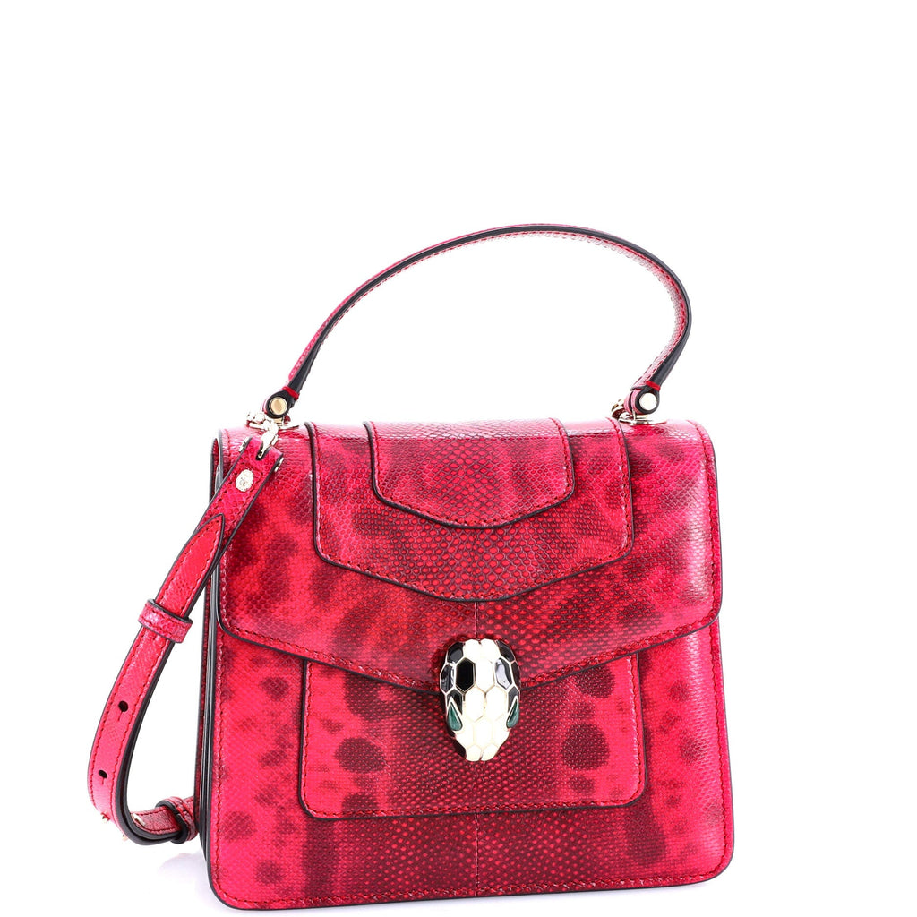 Serpenti Forever Top Handle Bag Karung Small