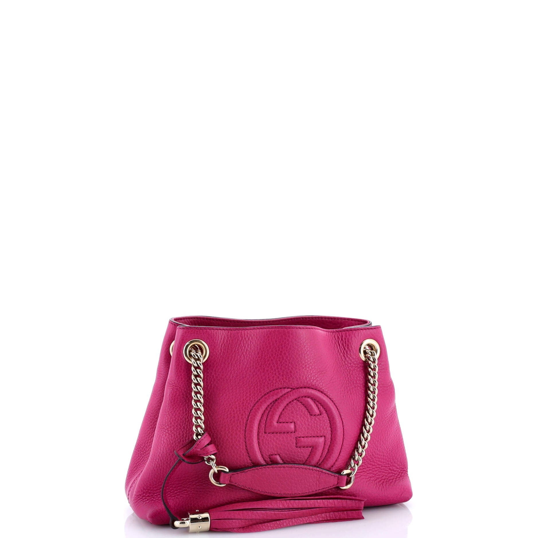 Soho Chain Strap Shoulder Bag Leather Mini