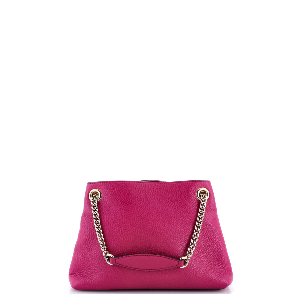 Soho Chain Strap Shoulder Bag Leather Mini