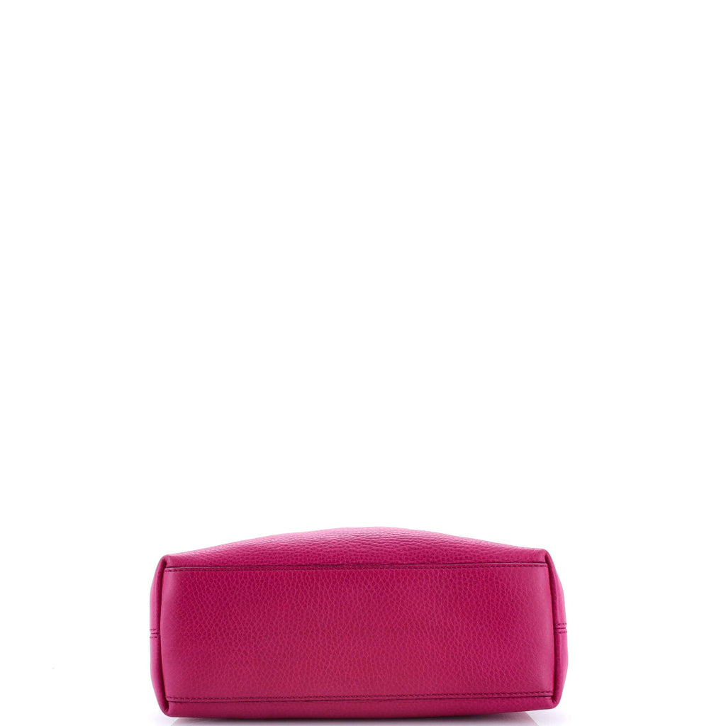 Soho Chain Strap Shoulder Bag Leather Mini