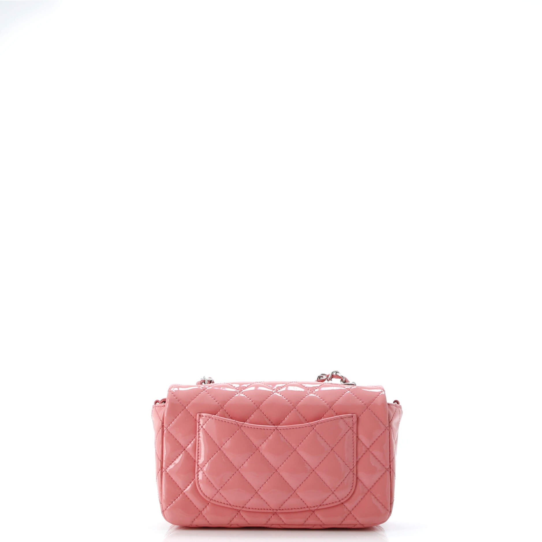 Classic Single Flap Bag Quilted Patent Mini