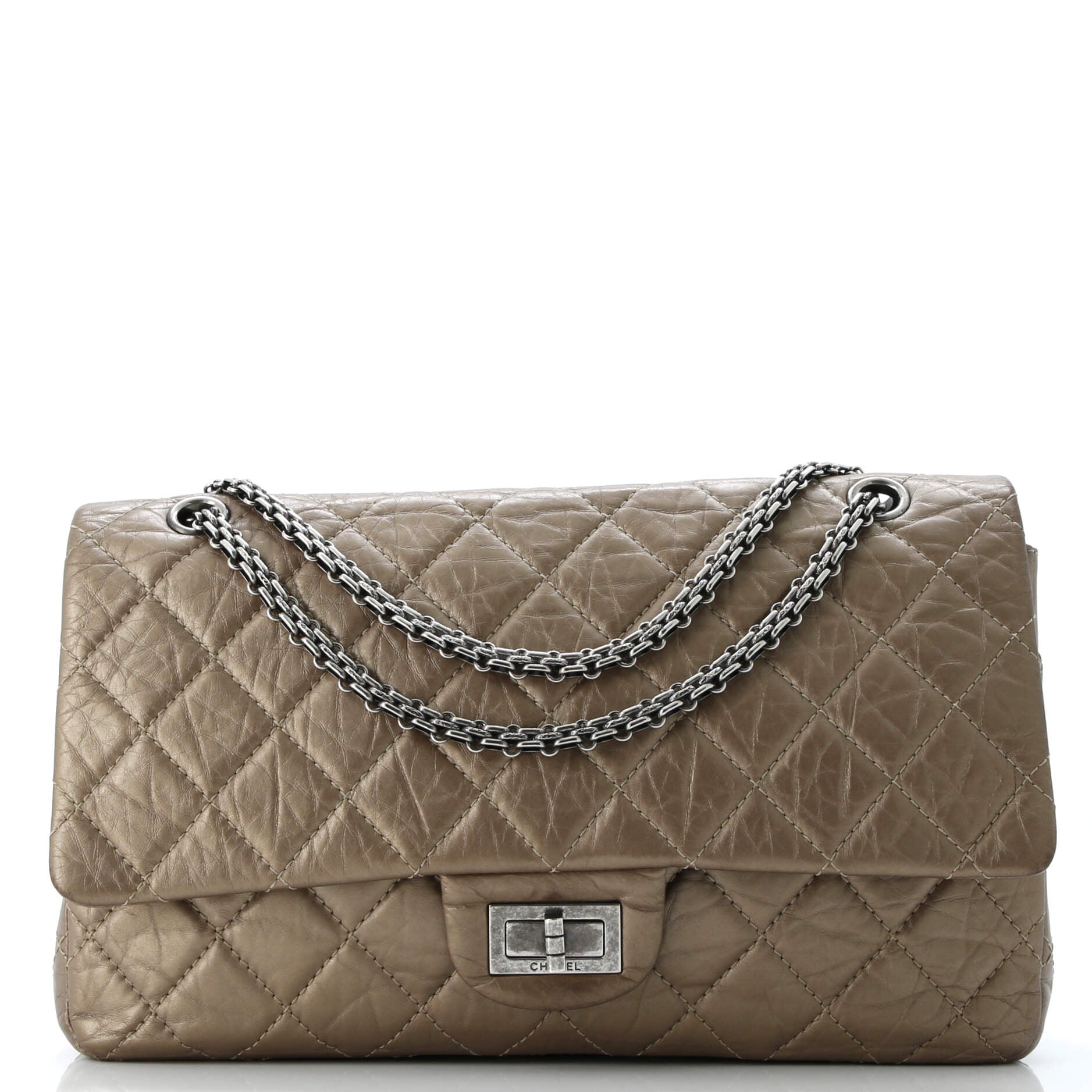 Reissue 2.55 Flap Bag Quilted Aged Calfskin 227