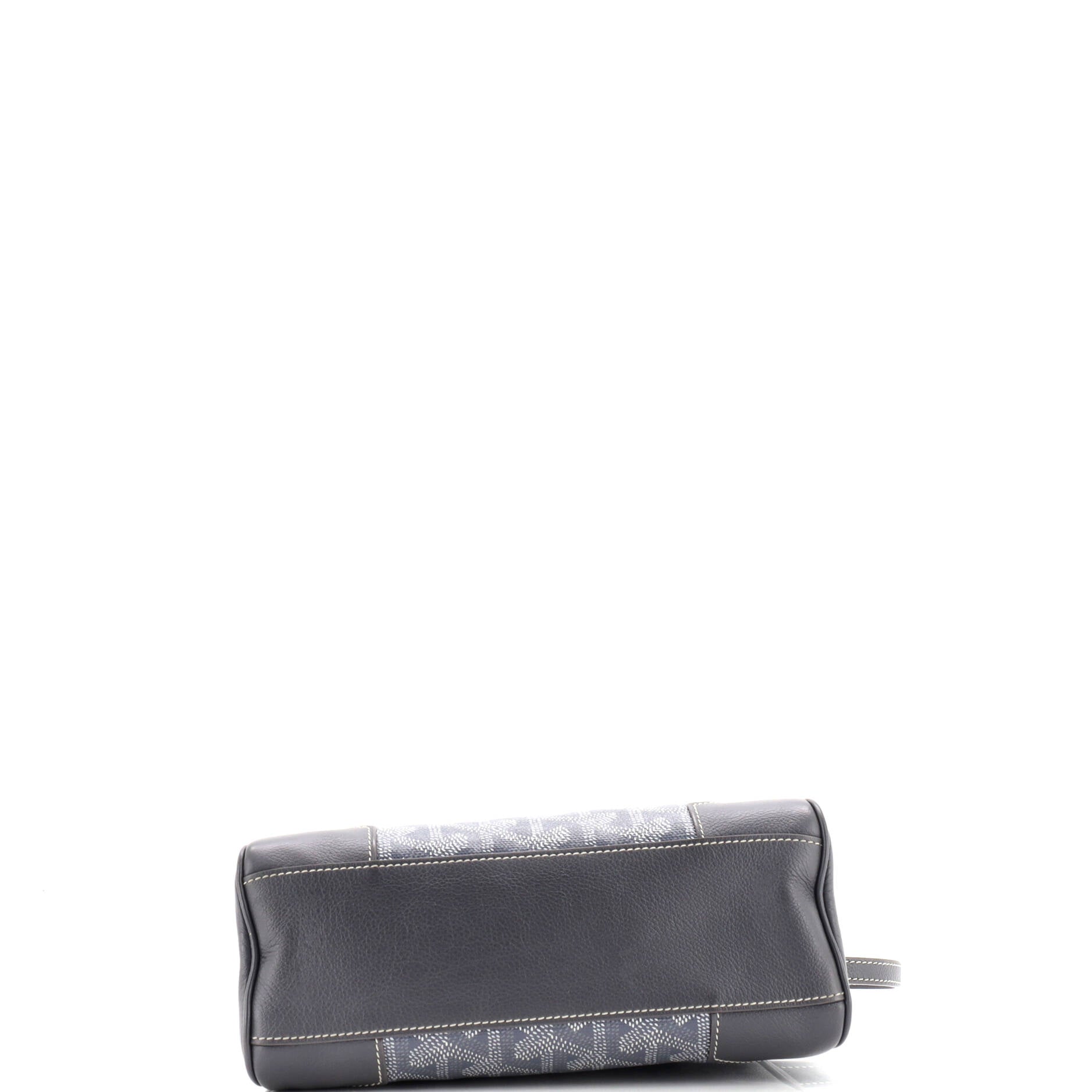 Saigon Top Handle Bag Coated Canvas with Leather Mini