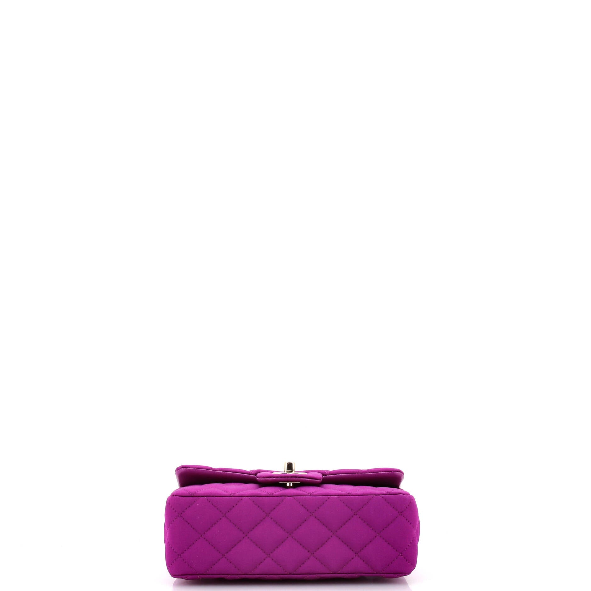 Classic Single Flap Bag Quilted Satin Mini