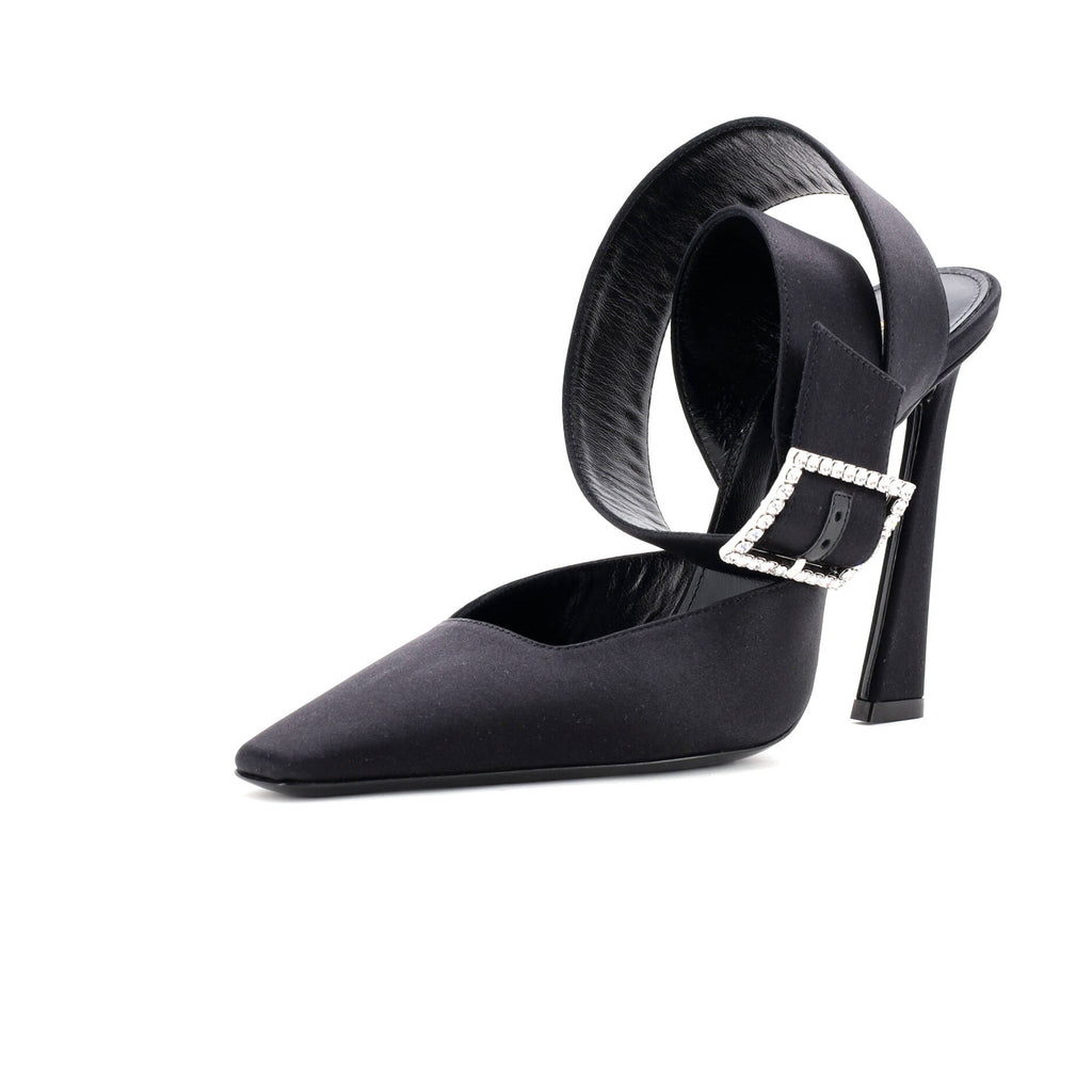 Women's Claude Ankle Strap Pumps Satin